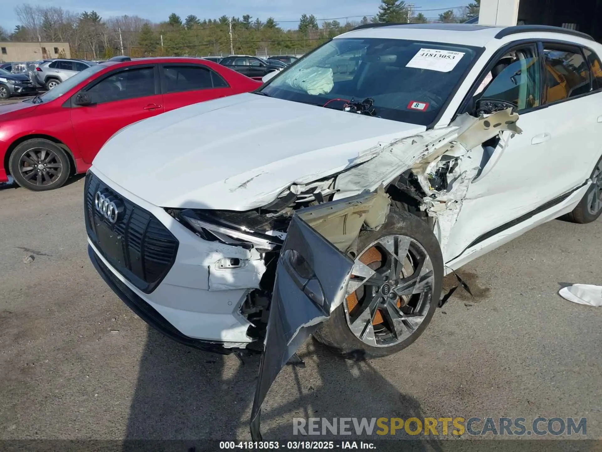6 fotografías del automóvil dañado WA1AAAGE2NB040546 AUDI E-TRON 2022