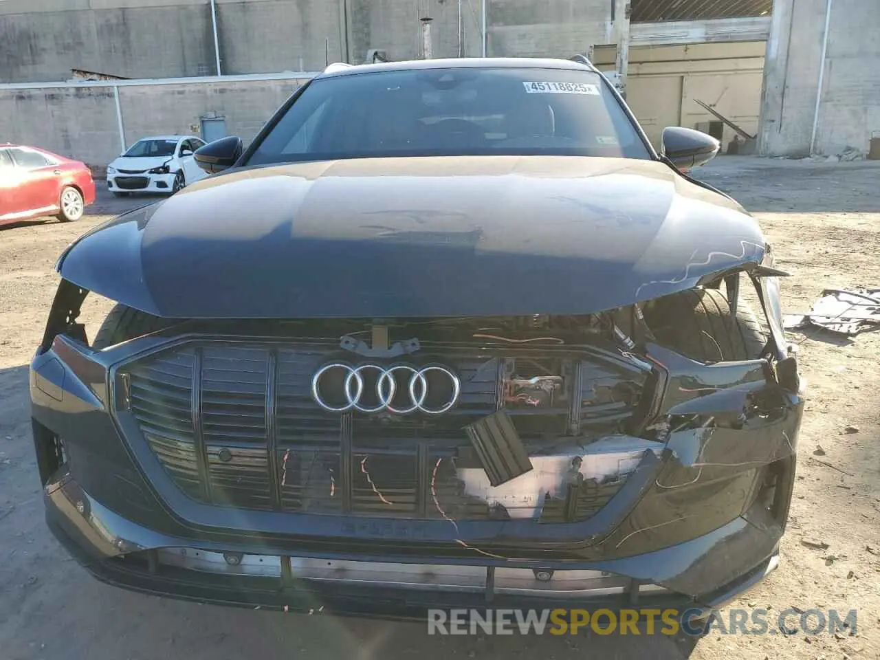 5 fotografías del automóvil dañado WA1AAAGE3NB030477 AUDI E-TRON 2022