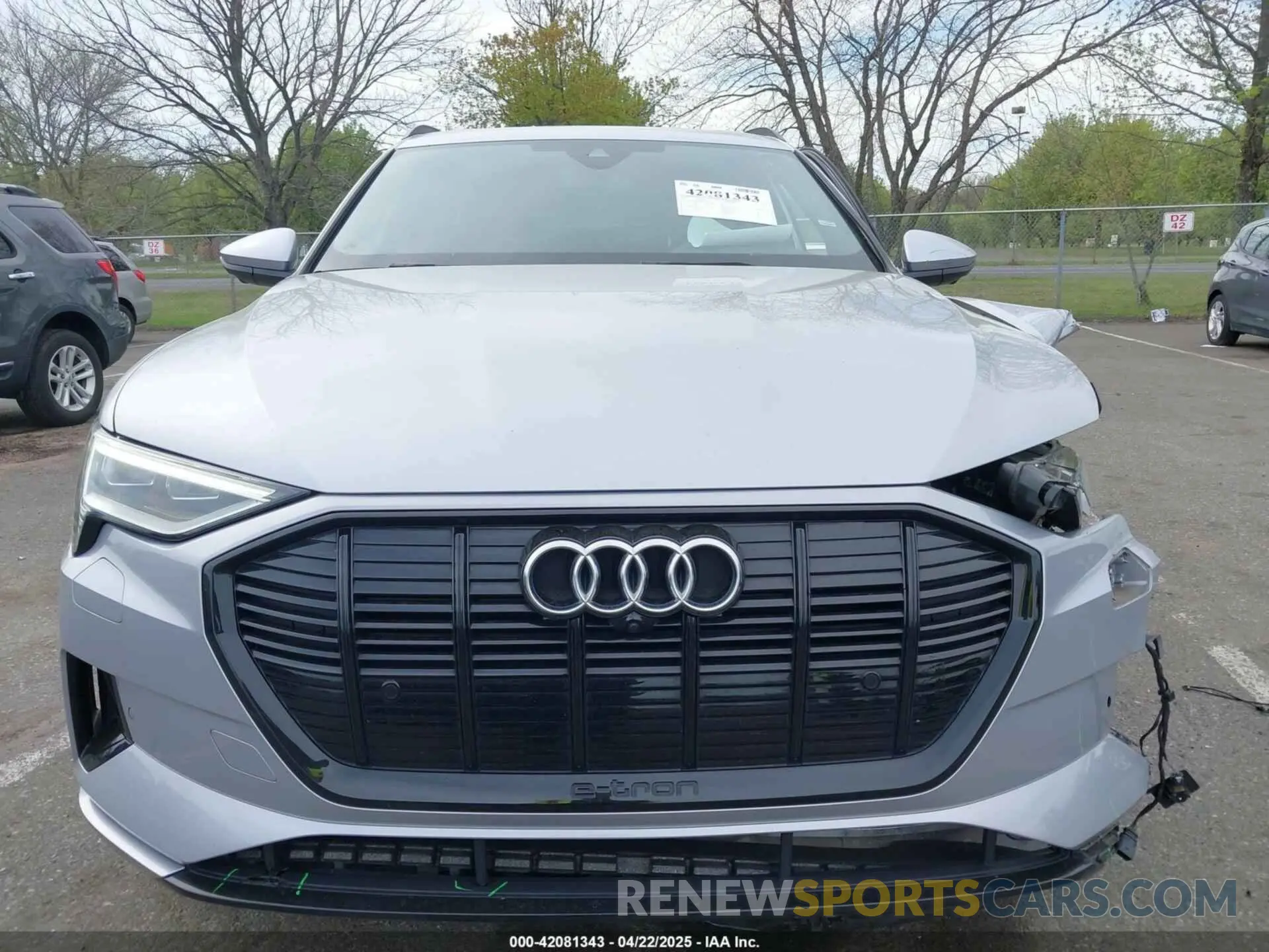 6 fotografías del automóvil dañado WA1AAAGE3NB033122 AUDI E-TRON 2022