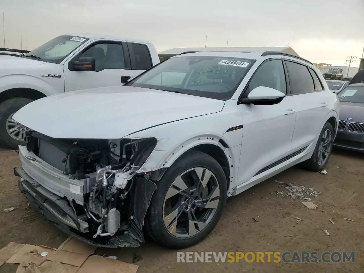 1 fotografías del automóvil dañado WA1AAAGE3NB043293 AUDI E-TRON 2022