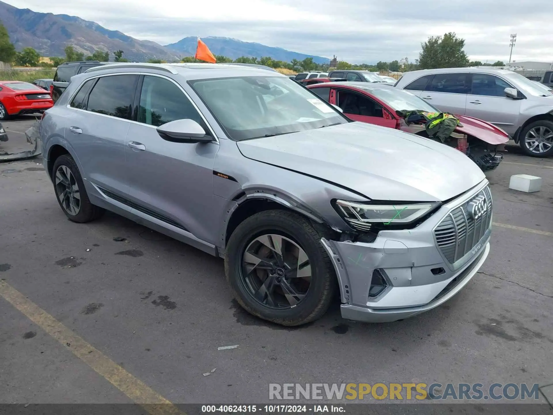 1 fotografías del automóvil dañado WA1AAAGE5NB005046 AUDI E-TRON 2022