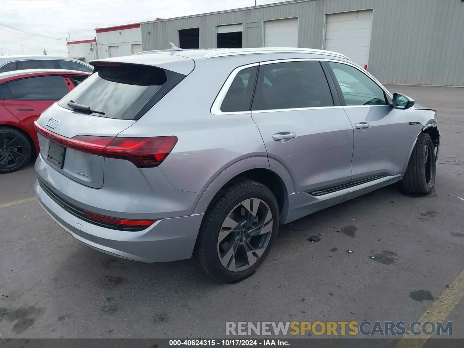 4 fotografías del automóvil dañado WA1AAAGE5NB005046 AUDI E-TRON 2022