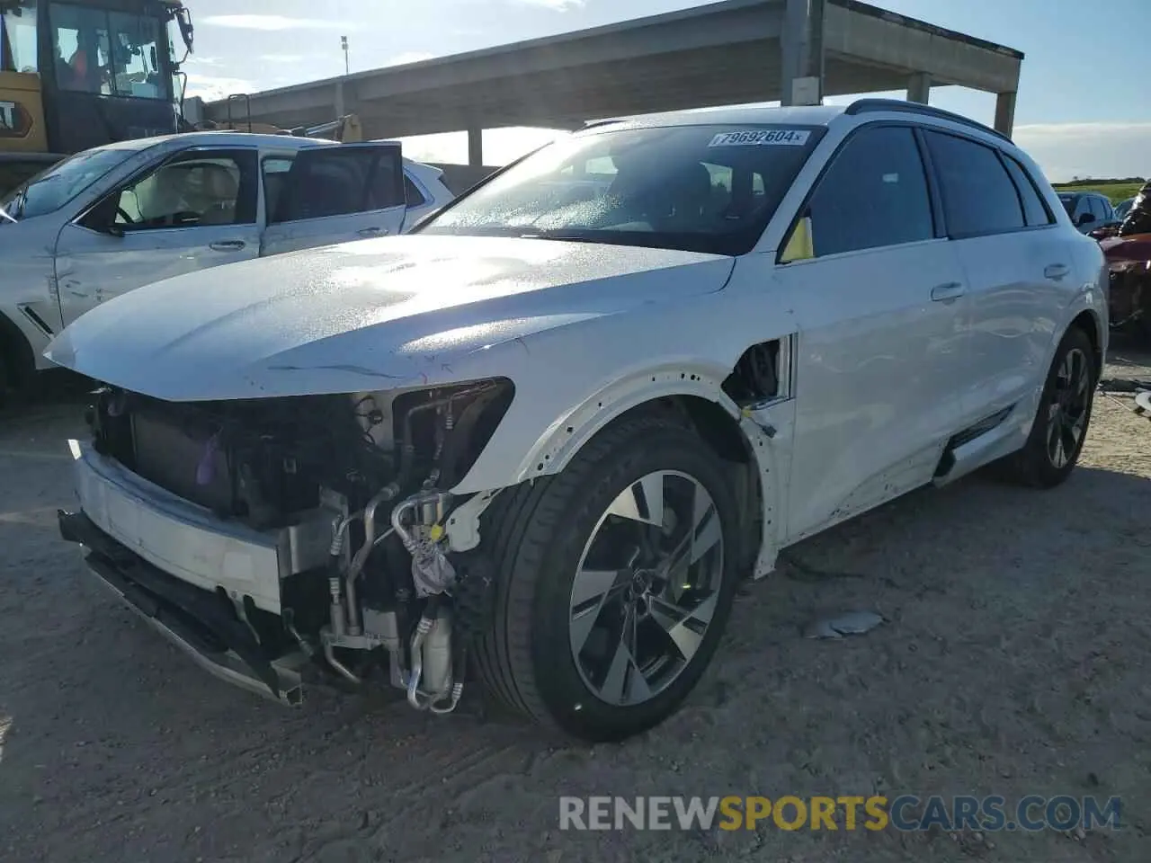 1 fotografías del automóvil dañado WA1AAAGE5NB006164 AUDI E-TRON 2022