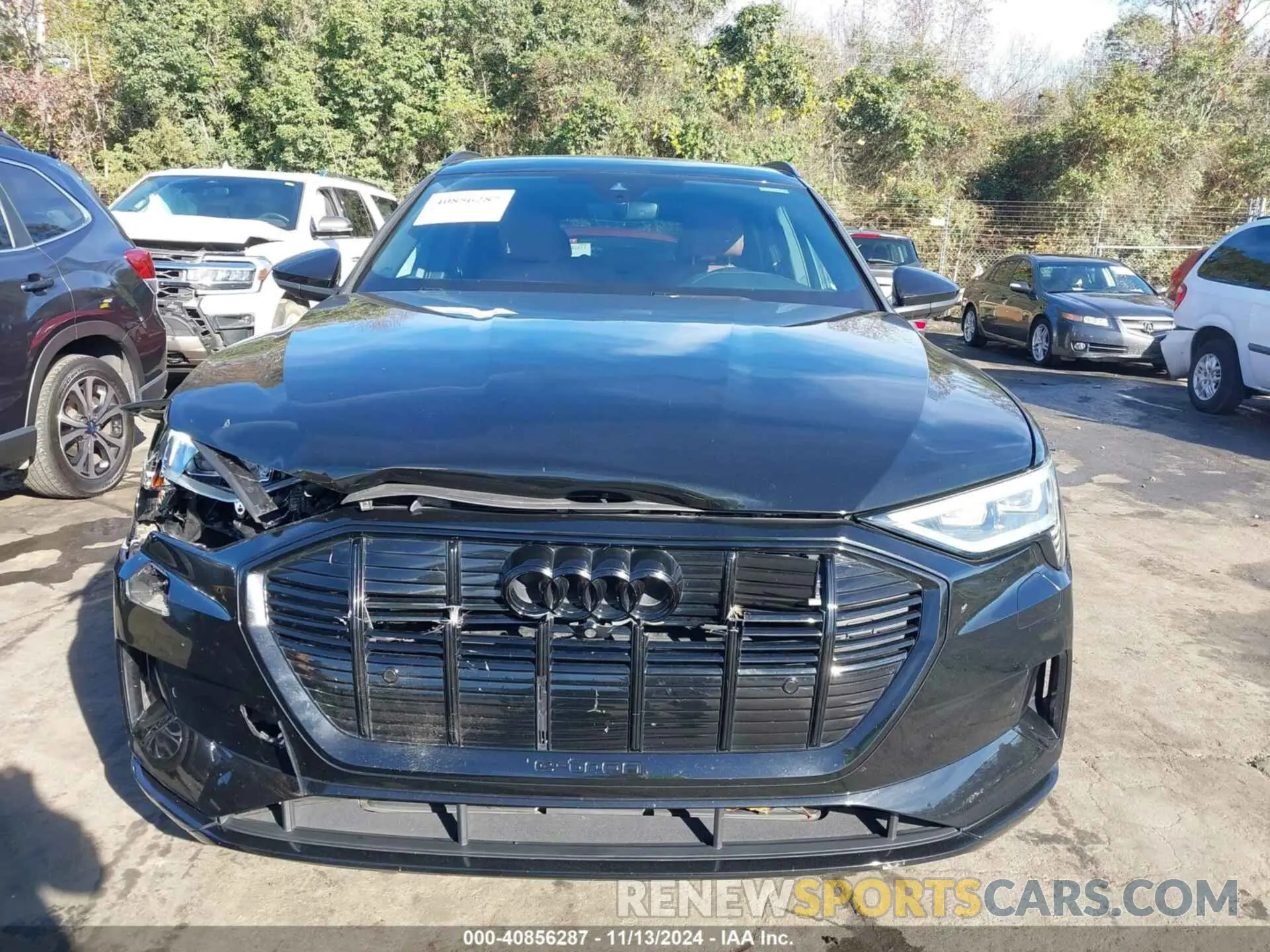 12 fotografías del automóvil dañado WA1AAAGE6NB029002 AUDI E-TRON 2022