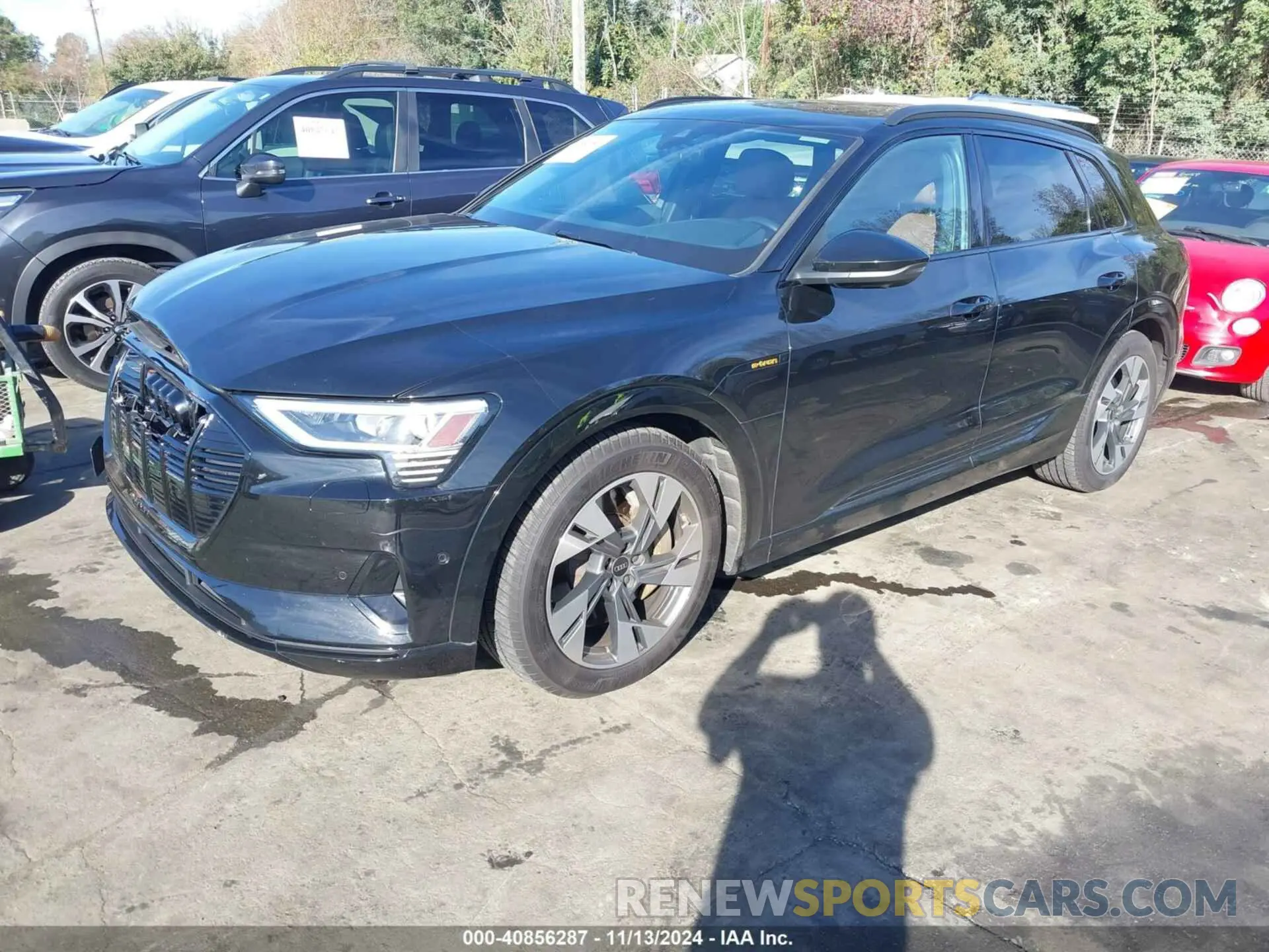 2 fotografías del automóvil dañado WA1AAAGE6NB029002 AUDI E-TRON 2022