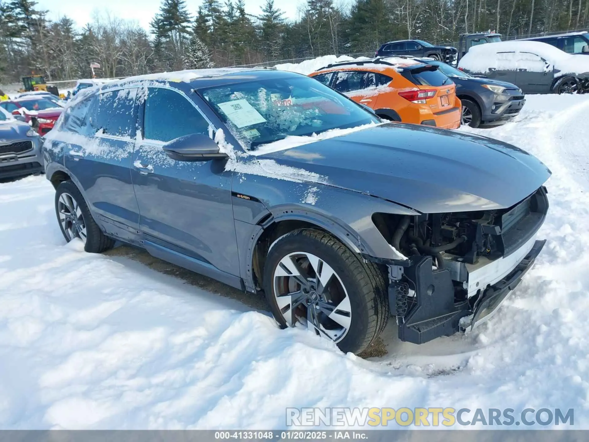 1 fotografías del automóvil dañado WA1AAAGE9NB009326 AUDI E-TRON 2022