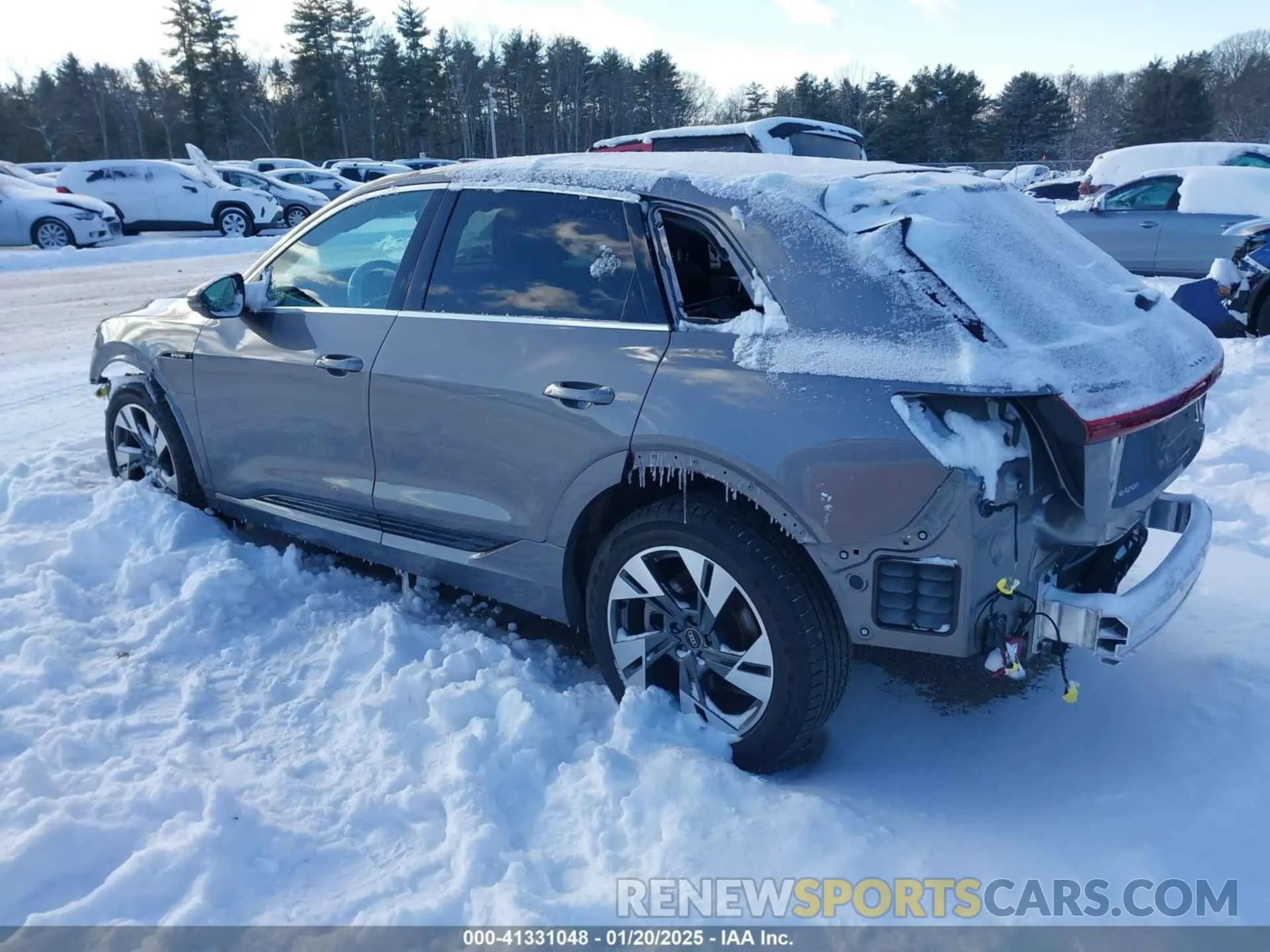3 fotografías del automóvil dañado WA1AAAGE9NB009326 AUDI E-TRON 2022