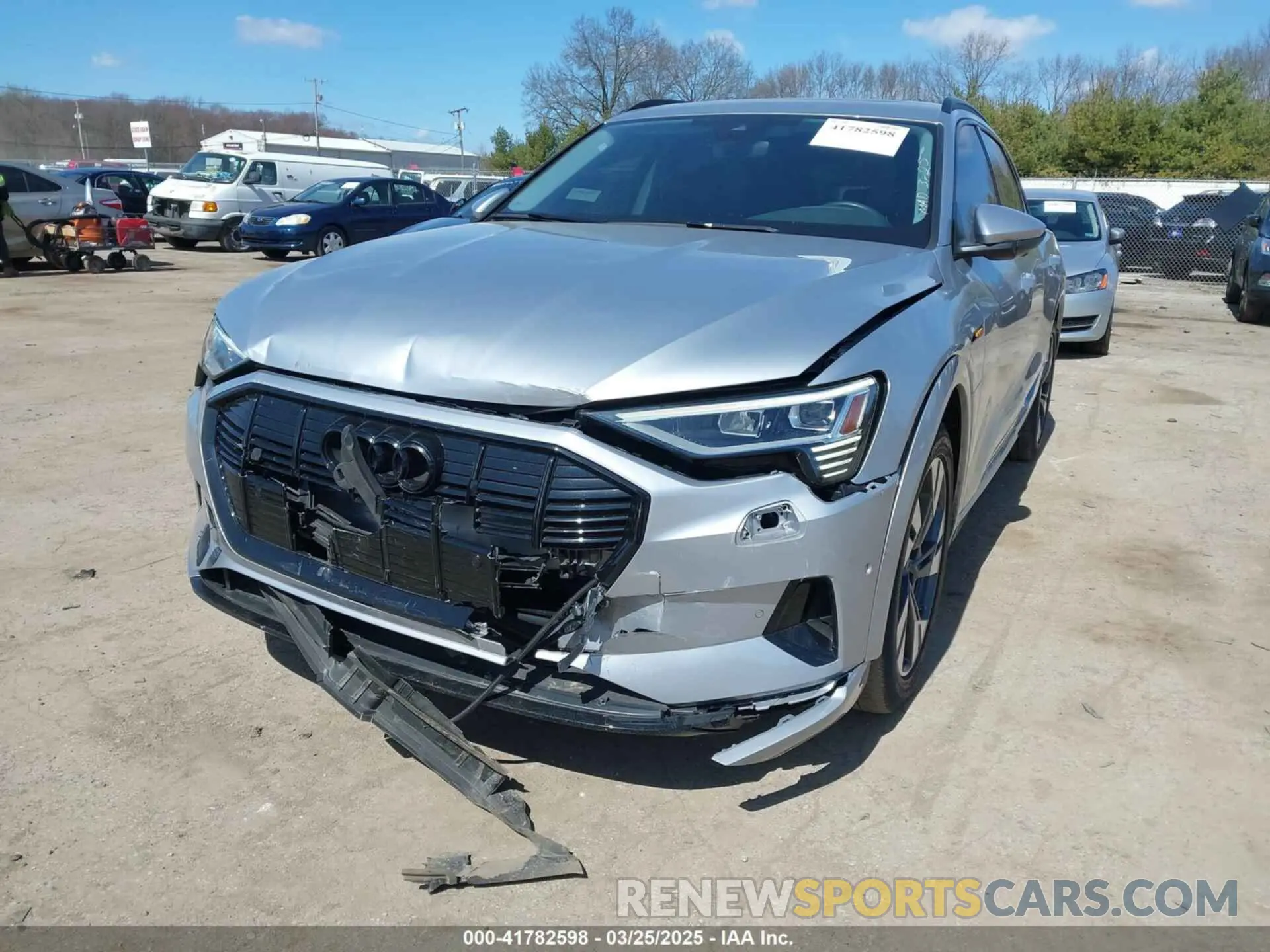 6 fotografías del automóvil dañado WA1AAAGEXNB047650 AUDI E-TRON 2022