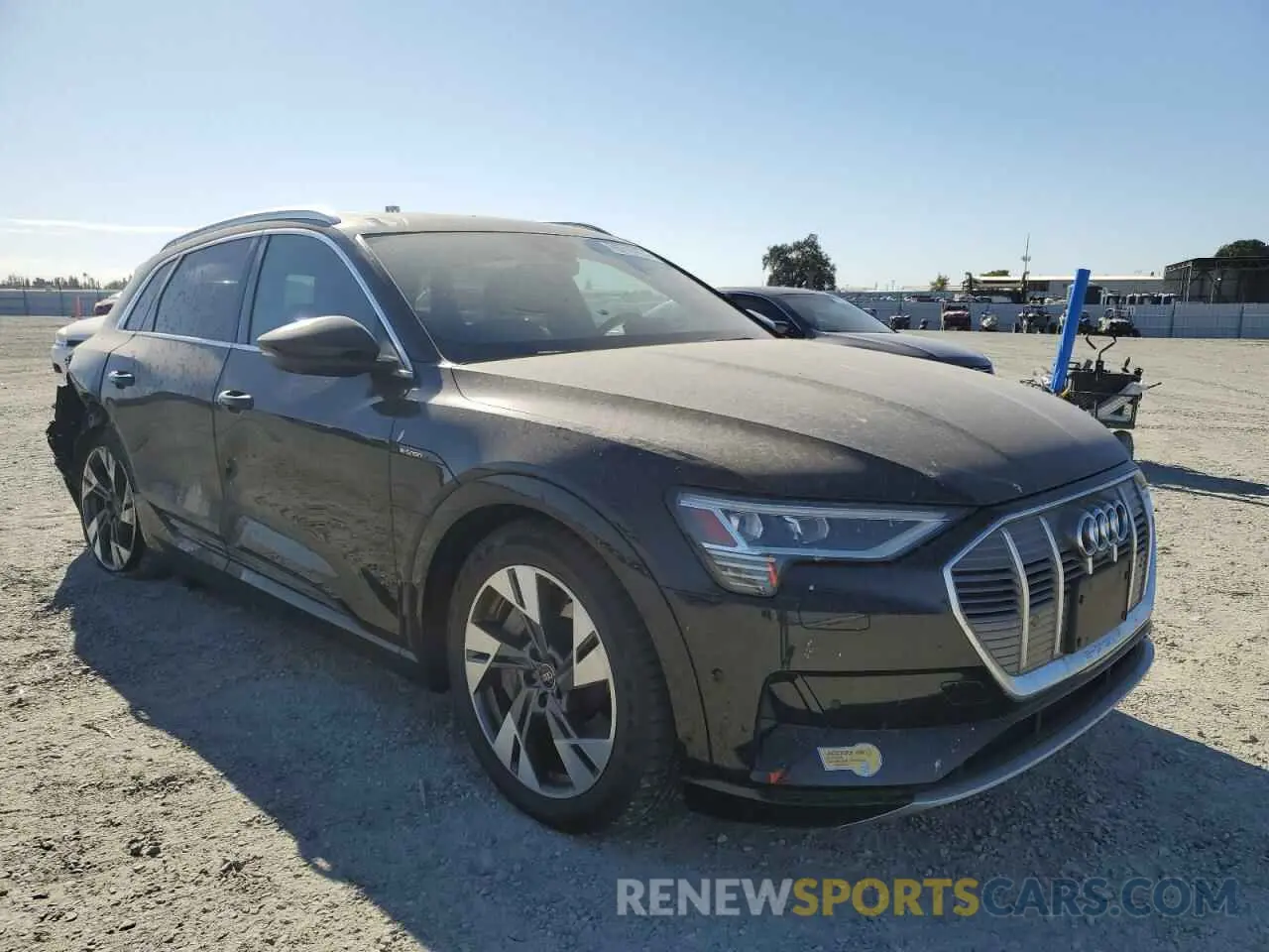 4 fotografías del automóvil dañado WA1LAAGE9NB007388 AUDI E-TRON 2022