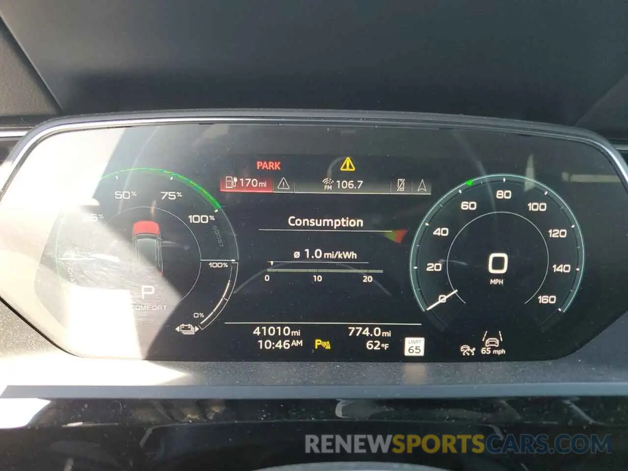 9 fotografías del automóvil dañado WA1LAAGE9NB007388 AUDI E-TRON 2022