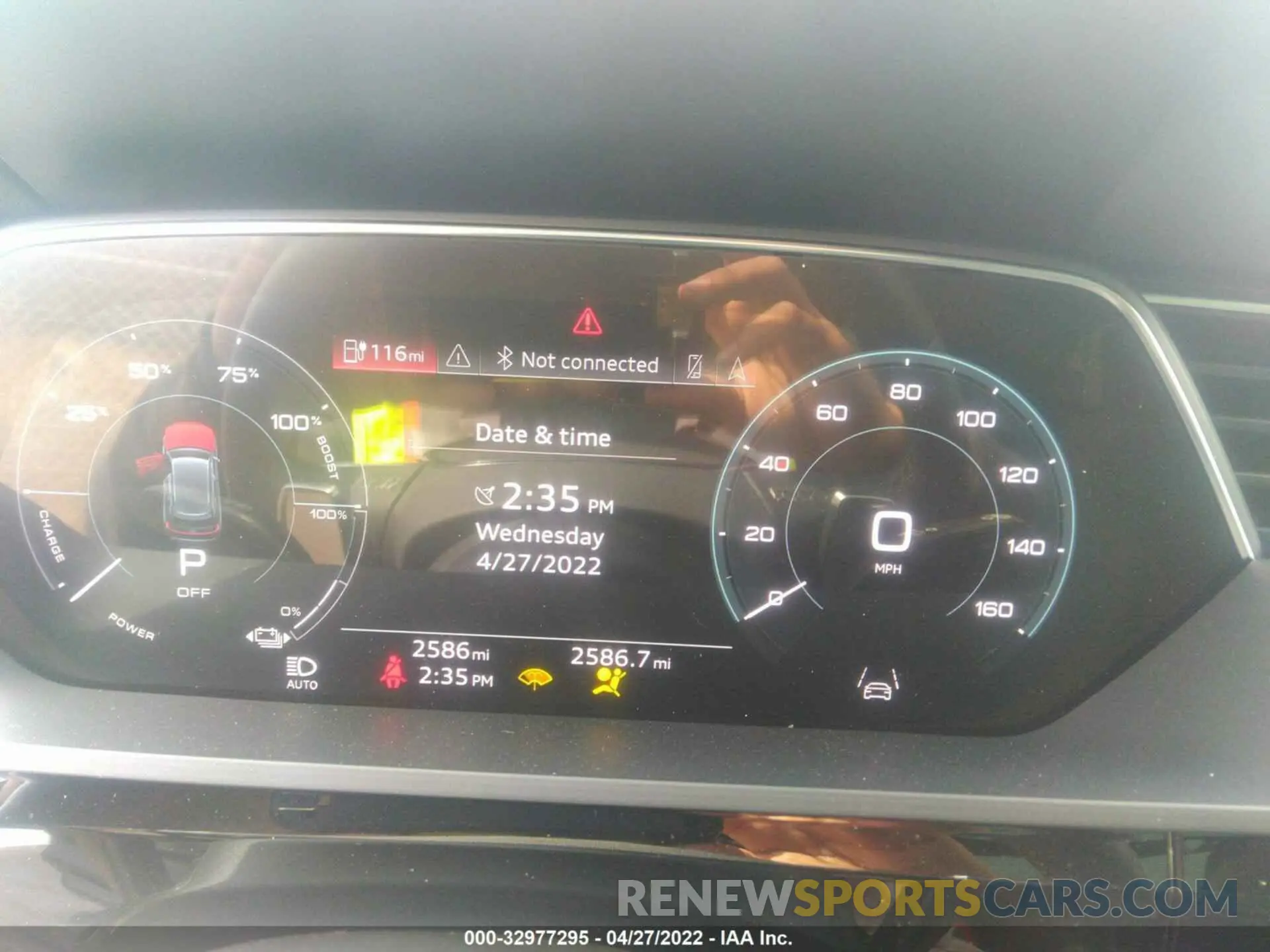 7 fotografías del automóvil dañado WA1LABGE1NB007875 AUDI E-TRON 2022