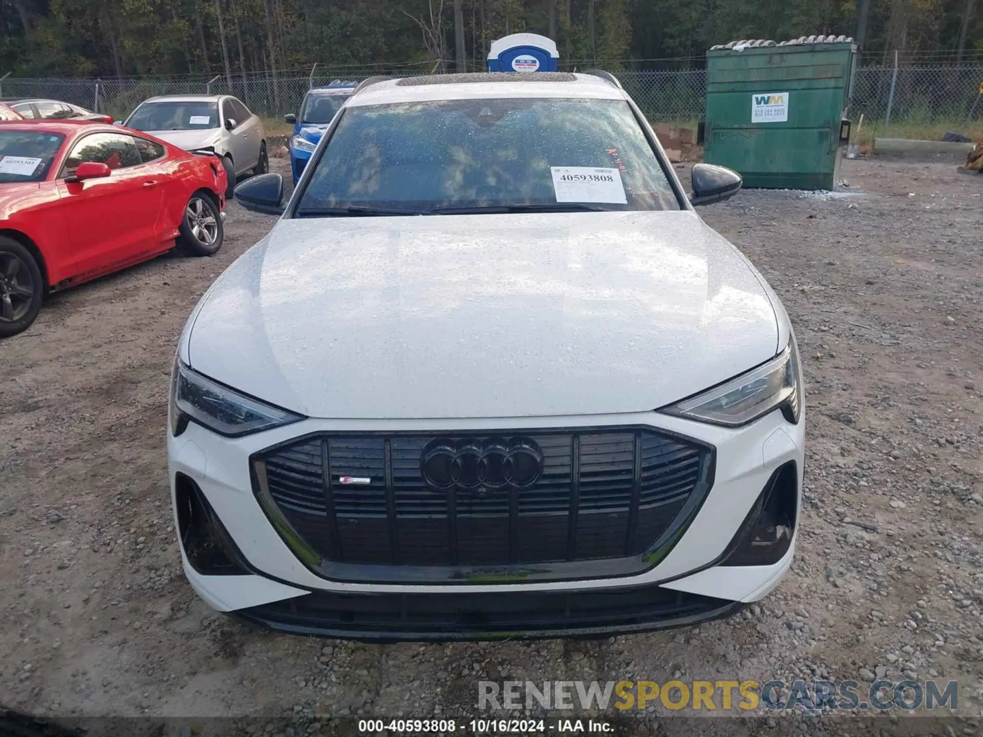 12 fotografías del automóvil dañado WA1VABGE2NB041025 AUDI E-TRON 2022