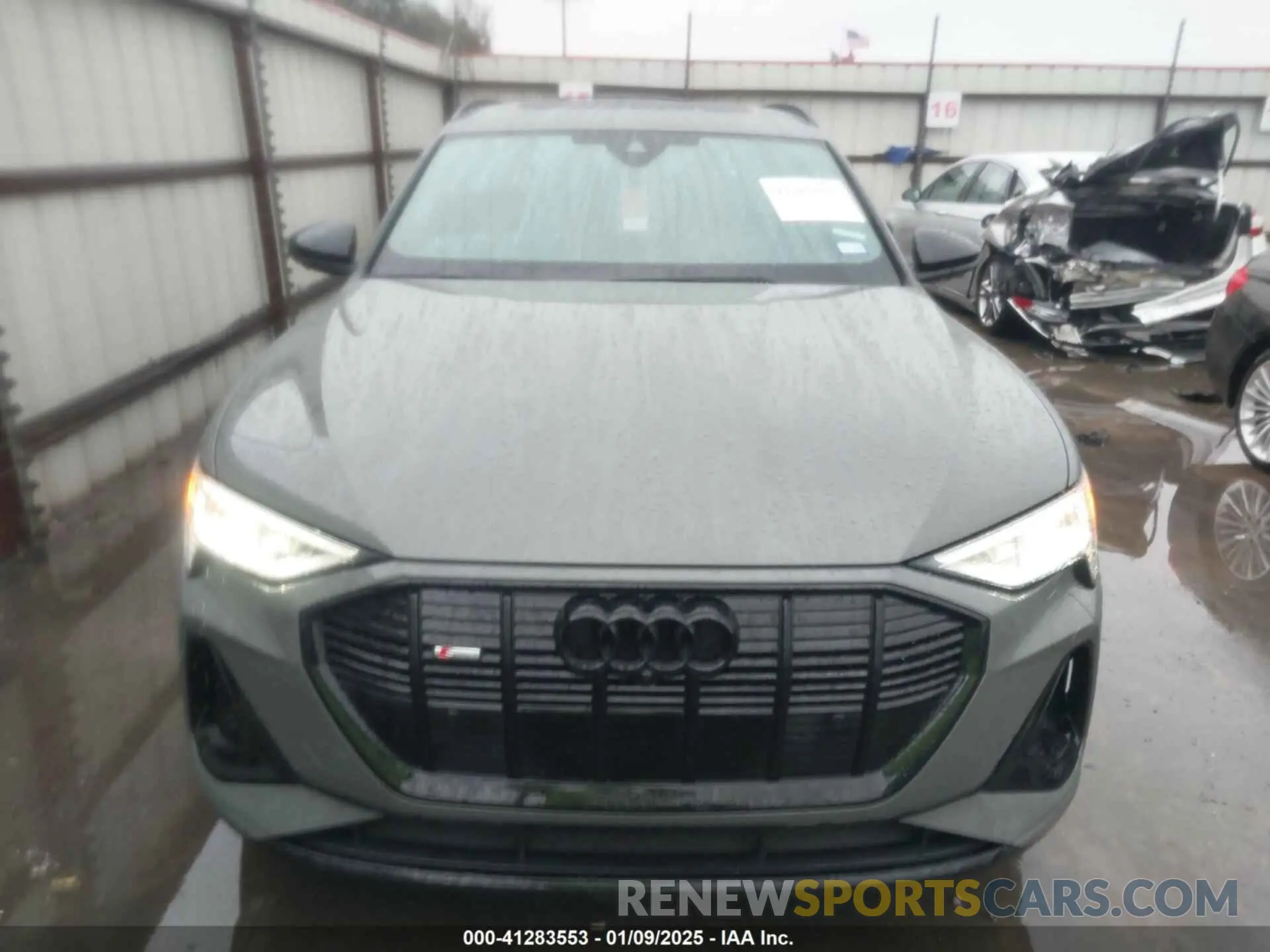 12 fotografías del automóvil dañado WA1VABGE2PB013244 AUDI E-TRON 2023