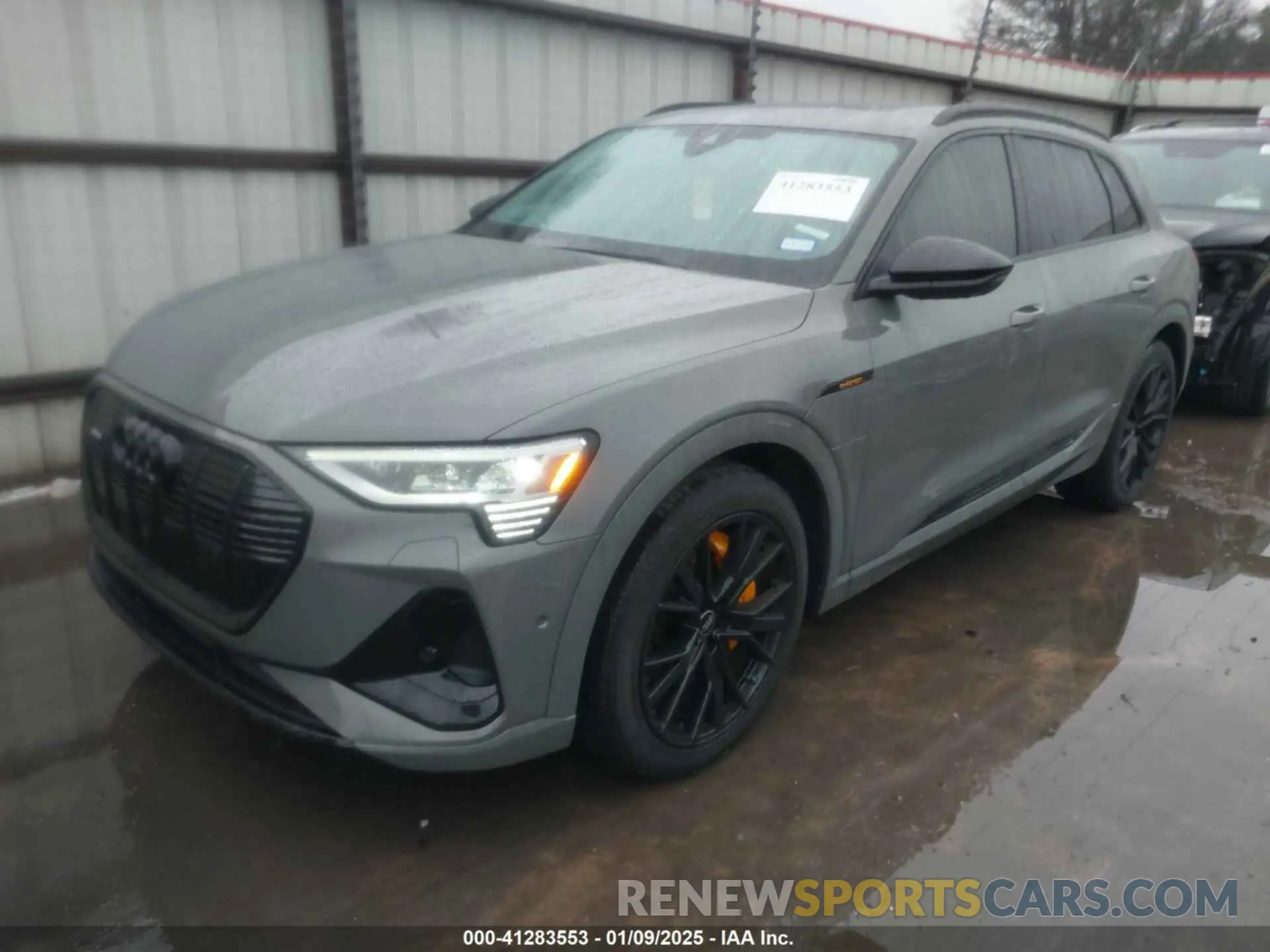 2 fotografías del automóvil dañado WA1VABGE2PB013244 AUDI E-TRON 2023