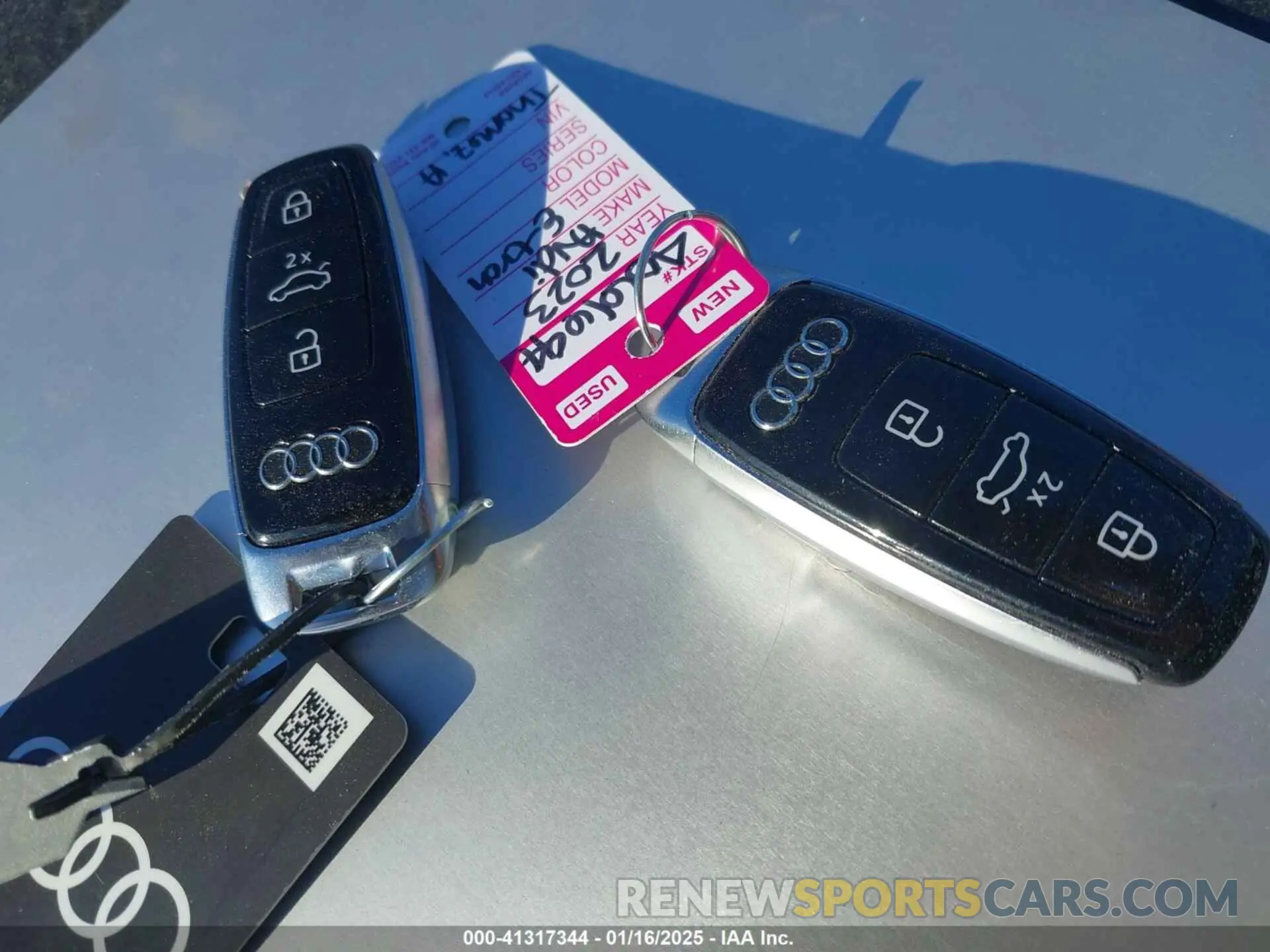11 fotografías del automóvil dañado WA1VABGE7PB007536 AUDI E-TRON 2023