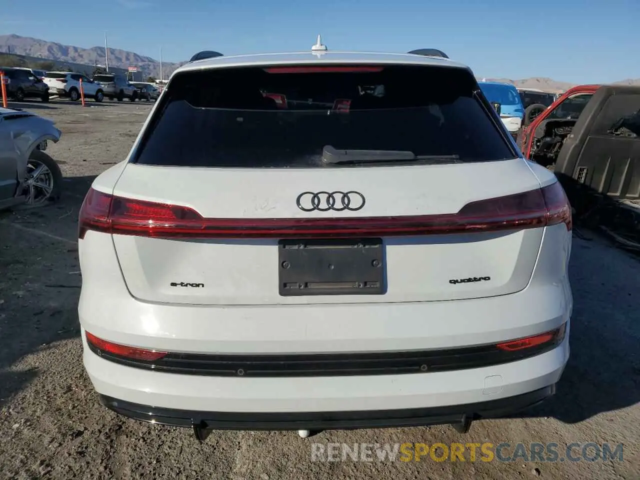 6 fotografías del automóvil dañado WA1VABGE9NB040096 AUDI E-TRON CHR 2022