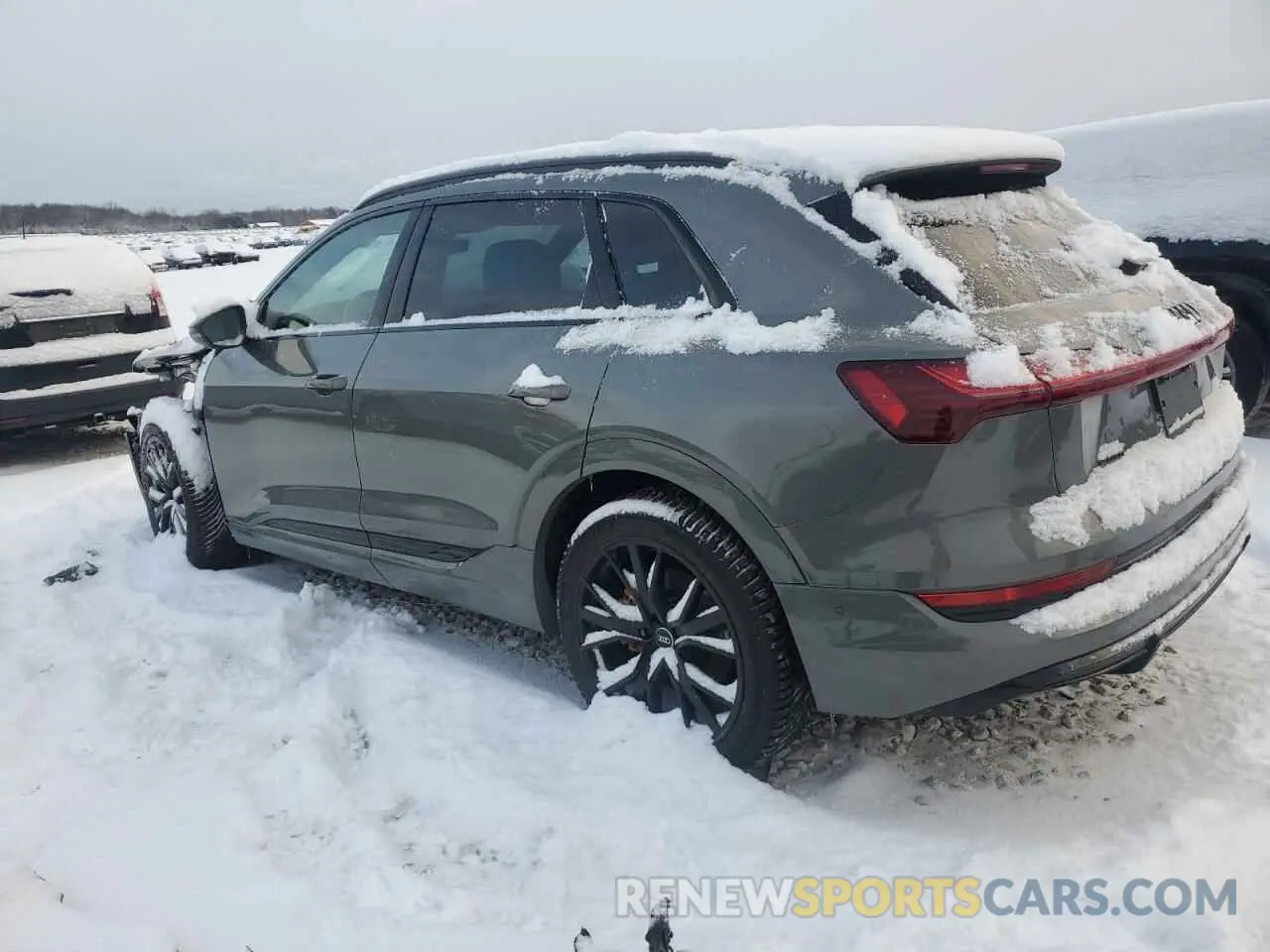 2 fotografías del automóvil dañado WA1VABGE0PB005711 AUDI E-TRON CHR 2023