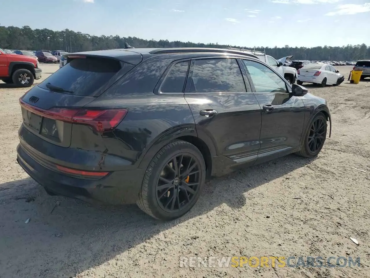 3 fotografías del automóvil dañado WA1VABGE3PB006268 AUDI E-TRON CHR 2023