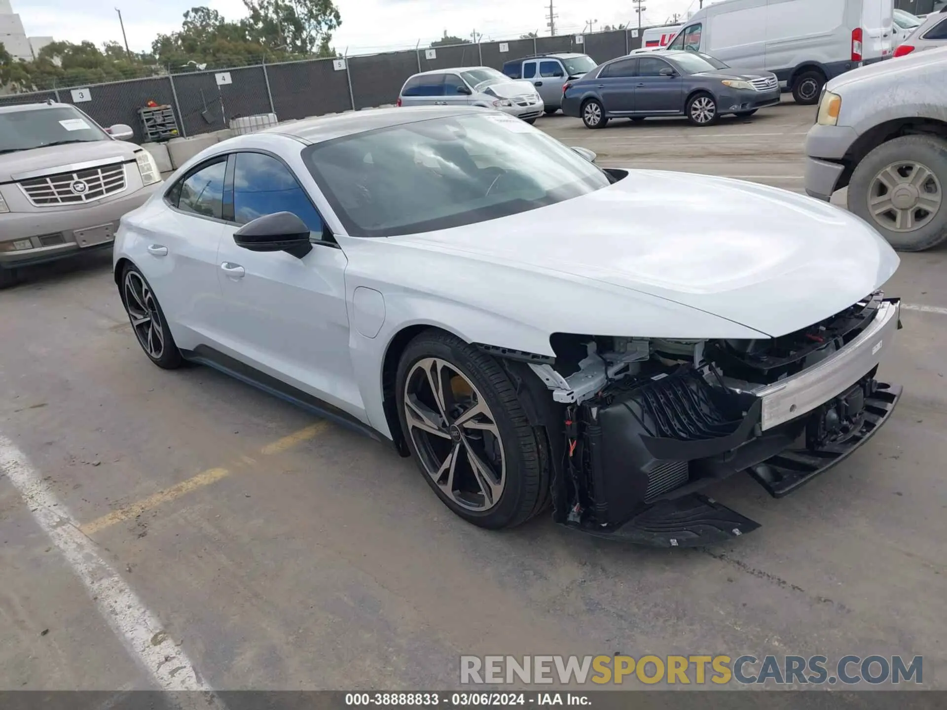 1 fotografías del automóvil dañado WAUEJBFW9N7004683 AUDI E-TRON GT 2022