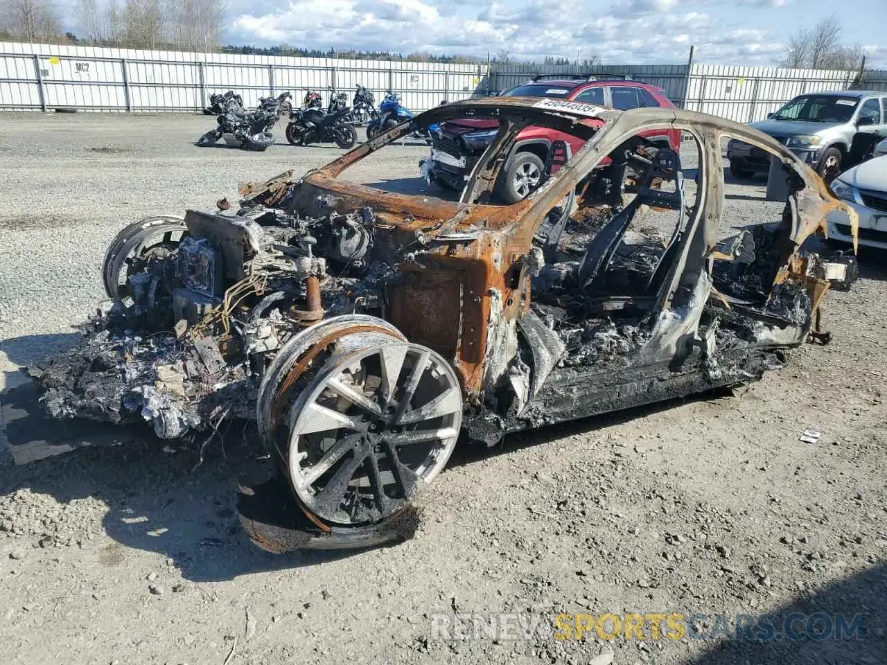 1 fotografías del automóvil dañado WAUEJBFW0P7002226 AUDI E-TRON GT 2023