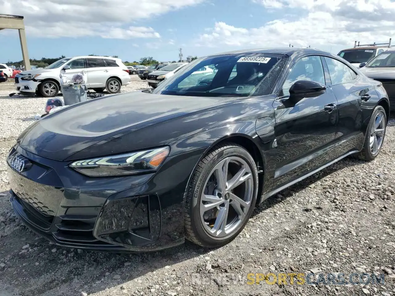 1 fotografías del automóvil dañado WAUFJBFW6P7003532 AUDI E-TRON GT 2023