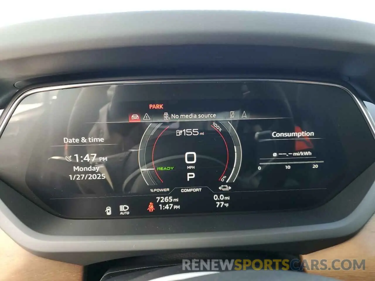 9 fotografías del automóvil dañado WAUFJBFW6P7003532 AUDI E-TRON GT 2023