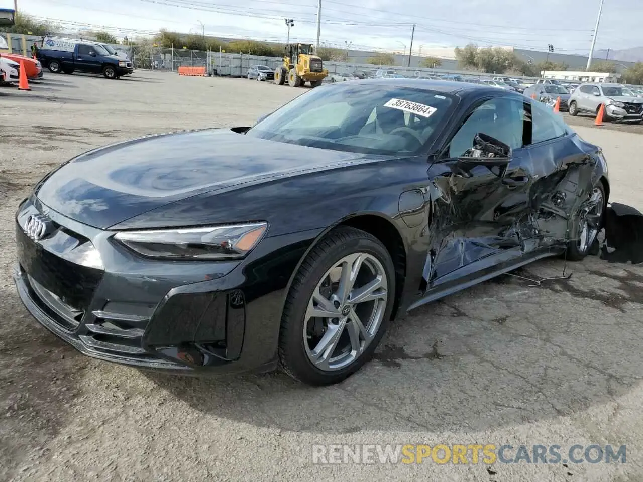 1 fotografías del automóvil dañado WAUFJBFWXP7003131 AUDI E-TRON GT 2023