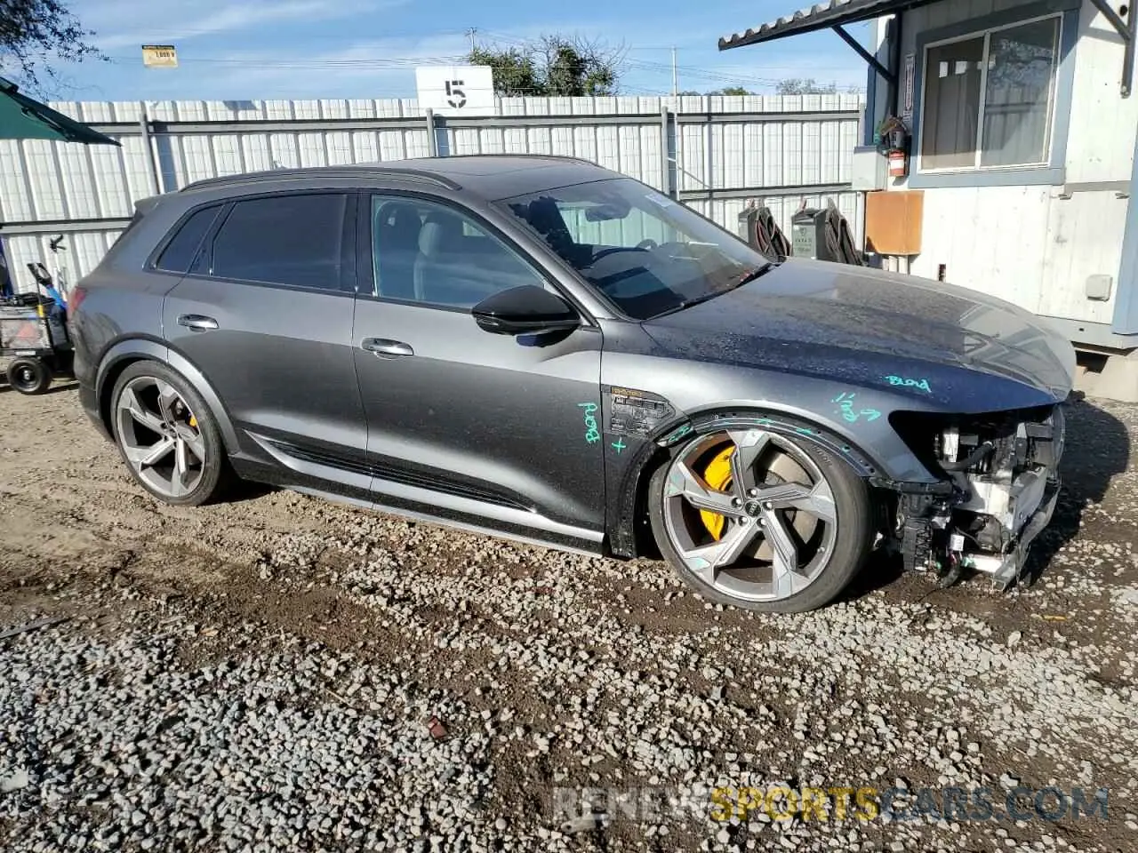 4 fotografías del automóvil dañado WA1ACBGEXPB010570 AUDI E-TRON S P 2023