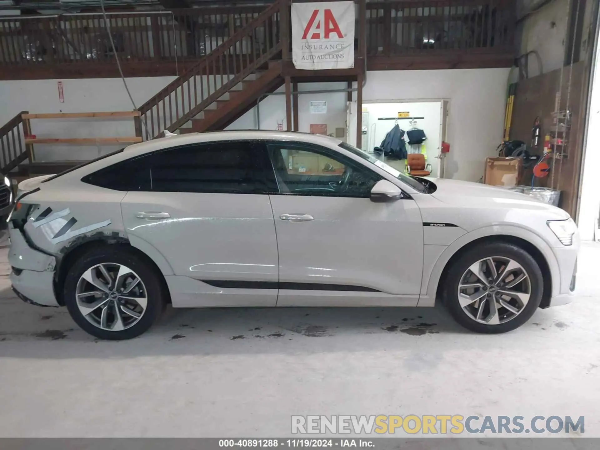 14 fotografías del automóvil dañado WA11AAGE3MB026072 AUDI E-TRON SPORTBACK 2021