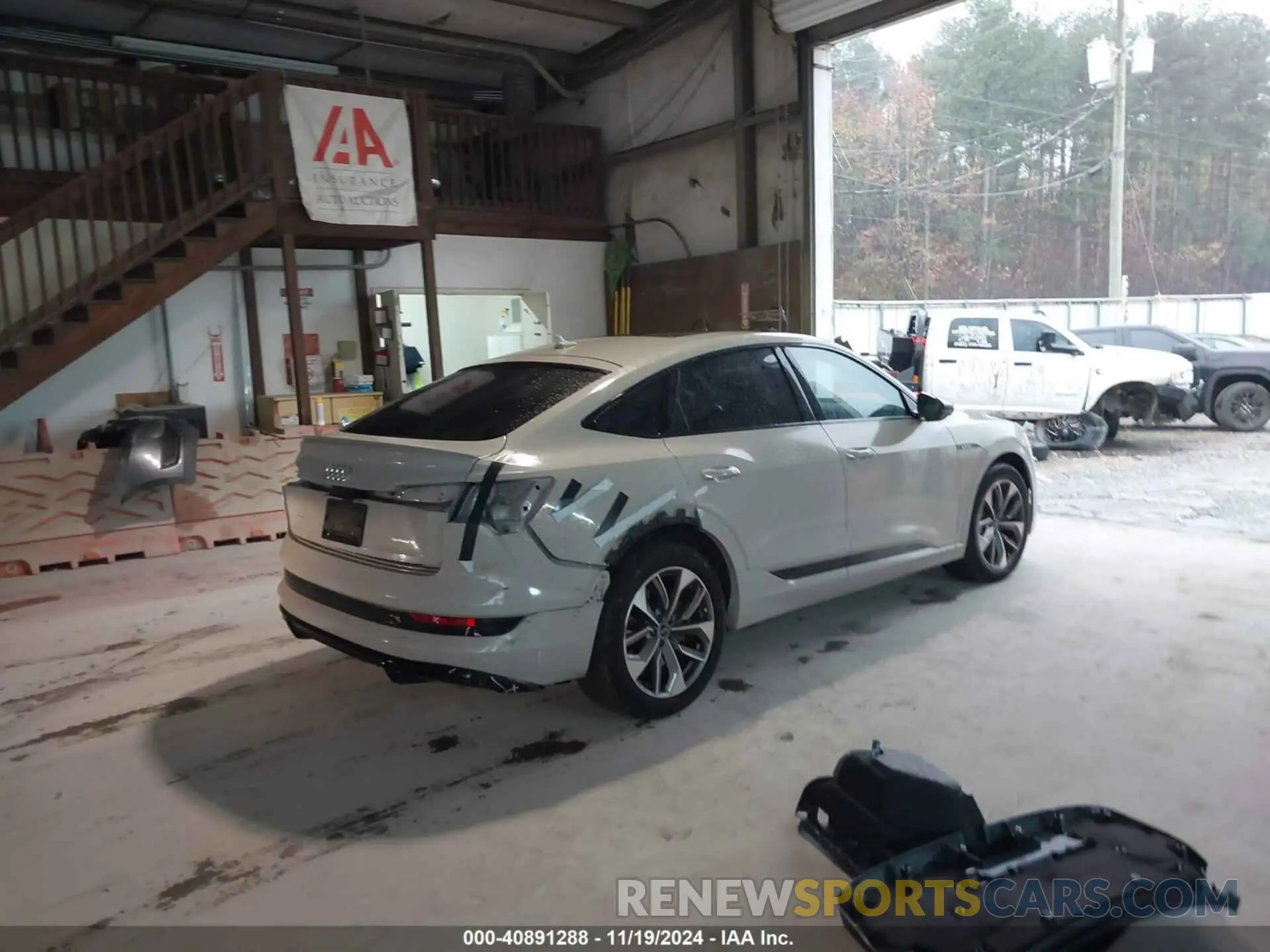 4 fotografías del automóvil dañado WA11AAGE3MB026072 AUDI E-TRON SPORTBACK 2021