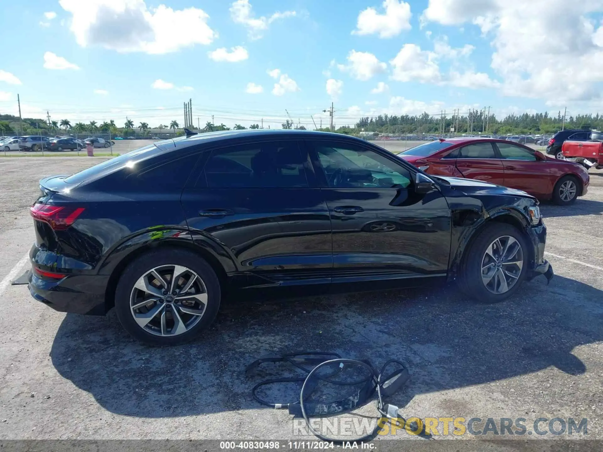 13 fotografías del automóvil dañado WA11AAGE6MB001733 AUDI E-TRON SPORTBACK 2021