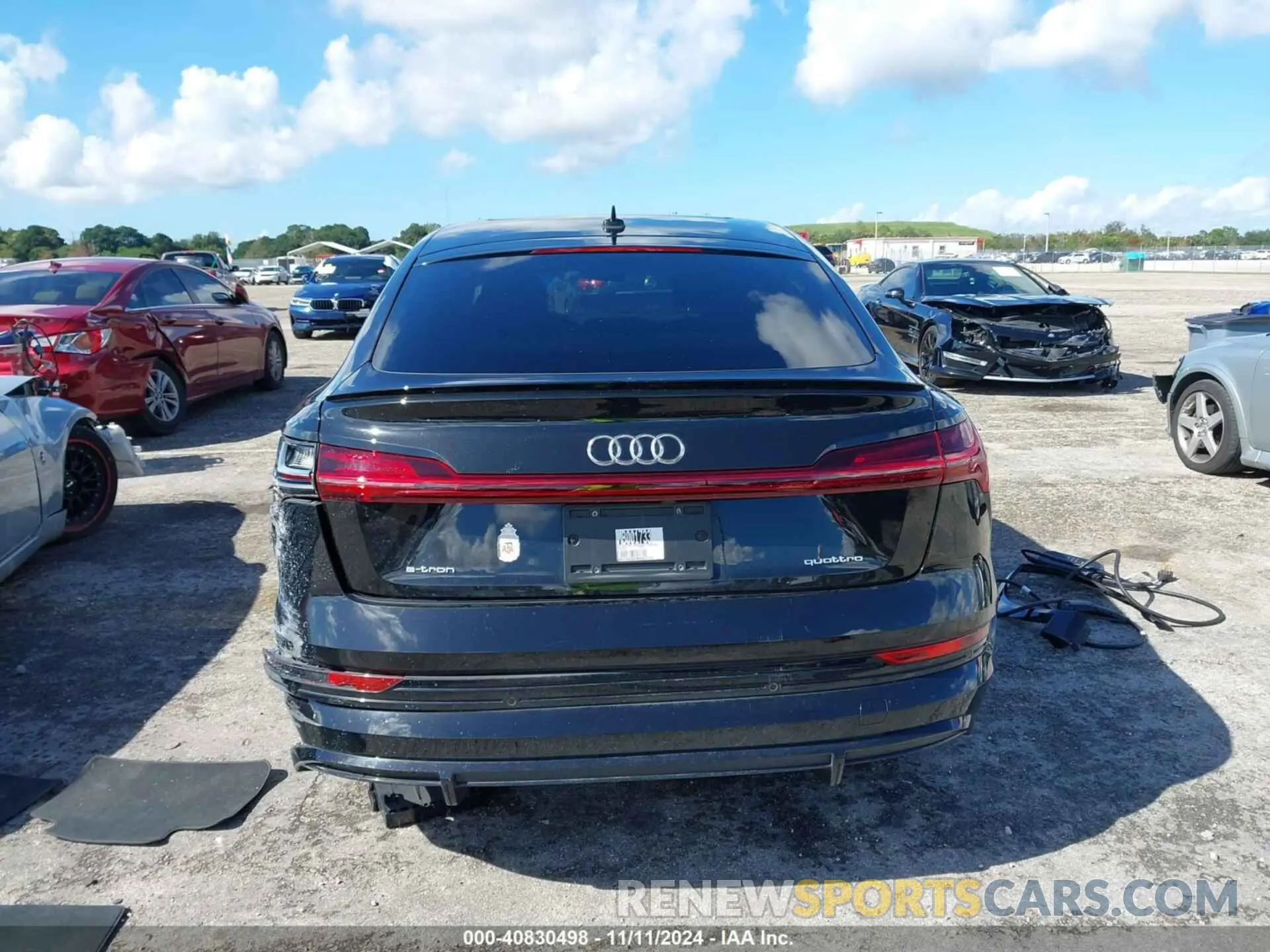 16 fotografías del automóvil dañado WA11AAGE6MB001733 AUDI E-TRON SPORTBACK 2021