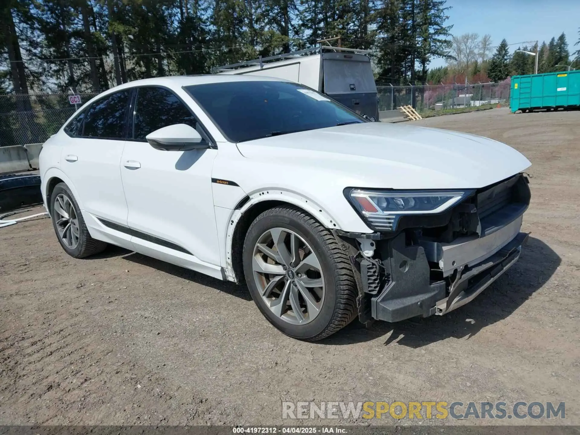 1 fotografías del automóvil dañado WA12AAGE1MB000851 AUDI E-TRON SPORTBACK 2021