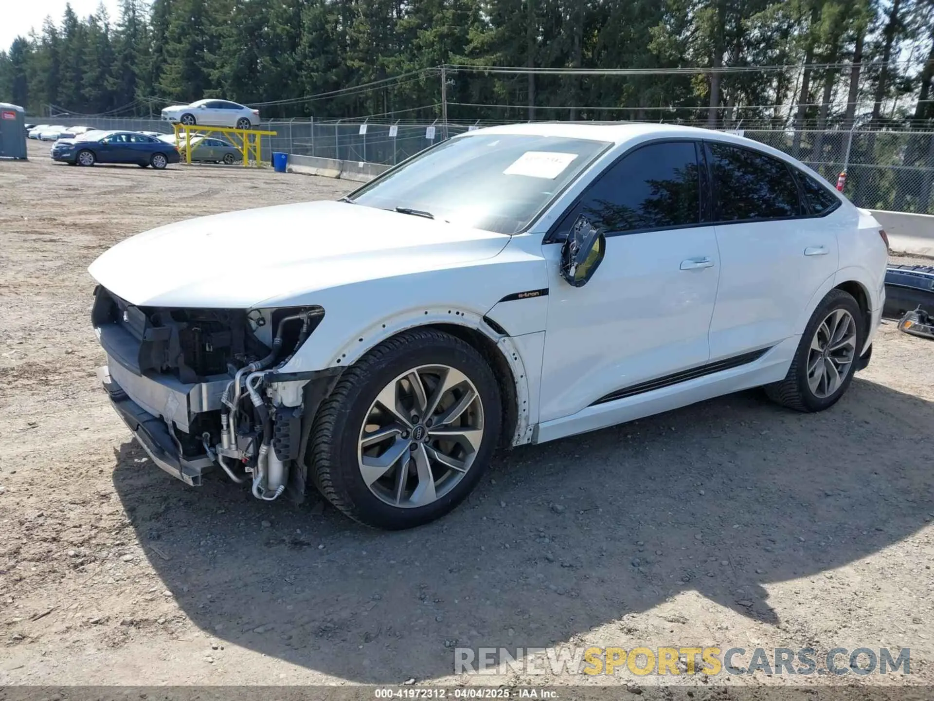 2 fotografías del automóvil dañado WA12AAGE1MB000851 AUDI E-TRON SPORTBACK 2021