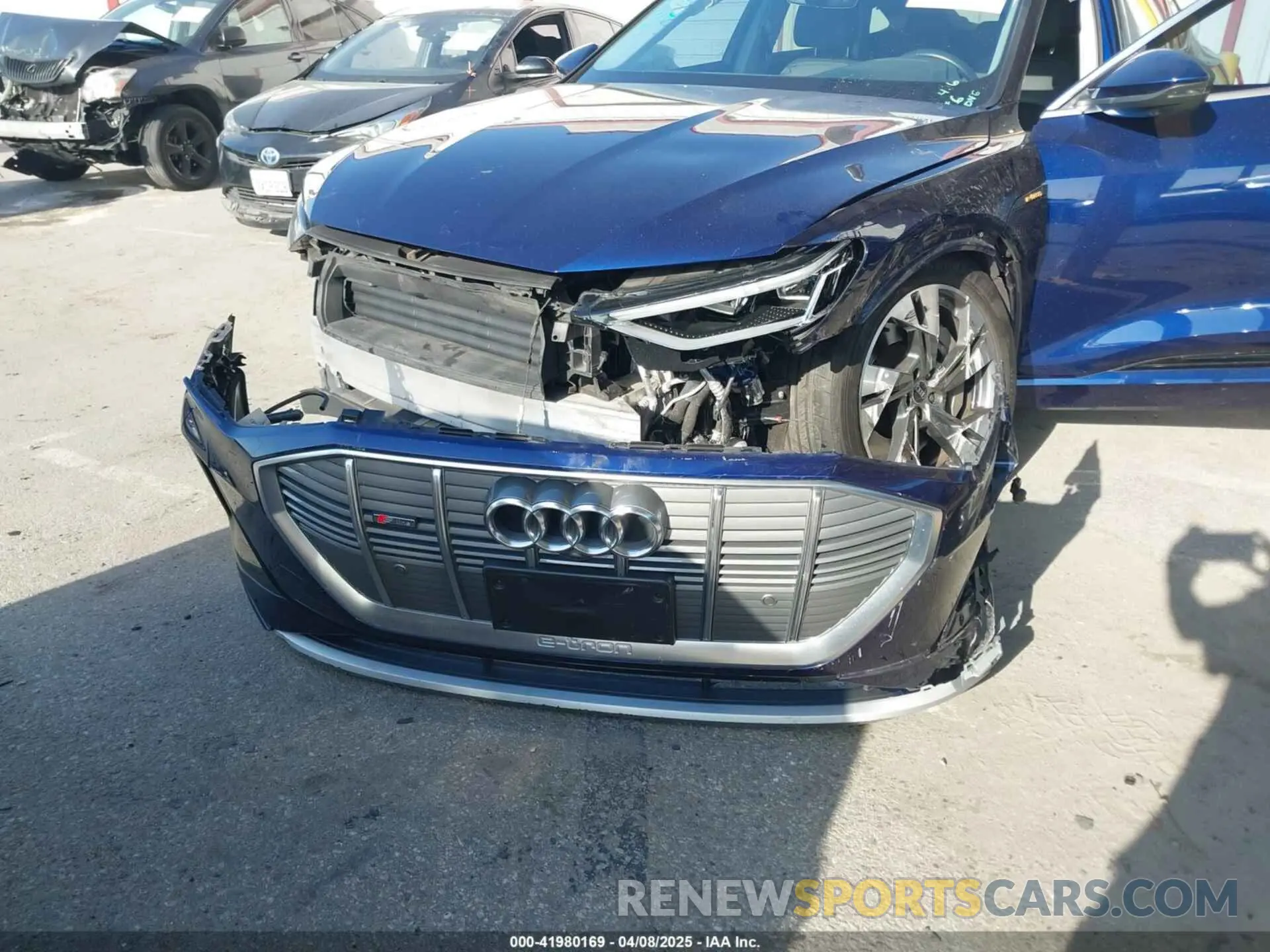 12 fotografías del automóvil dañado WA12ABGEXMB012339 AUDI E-TRON SPORTBACK 2021