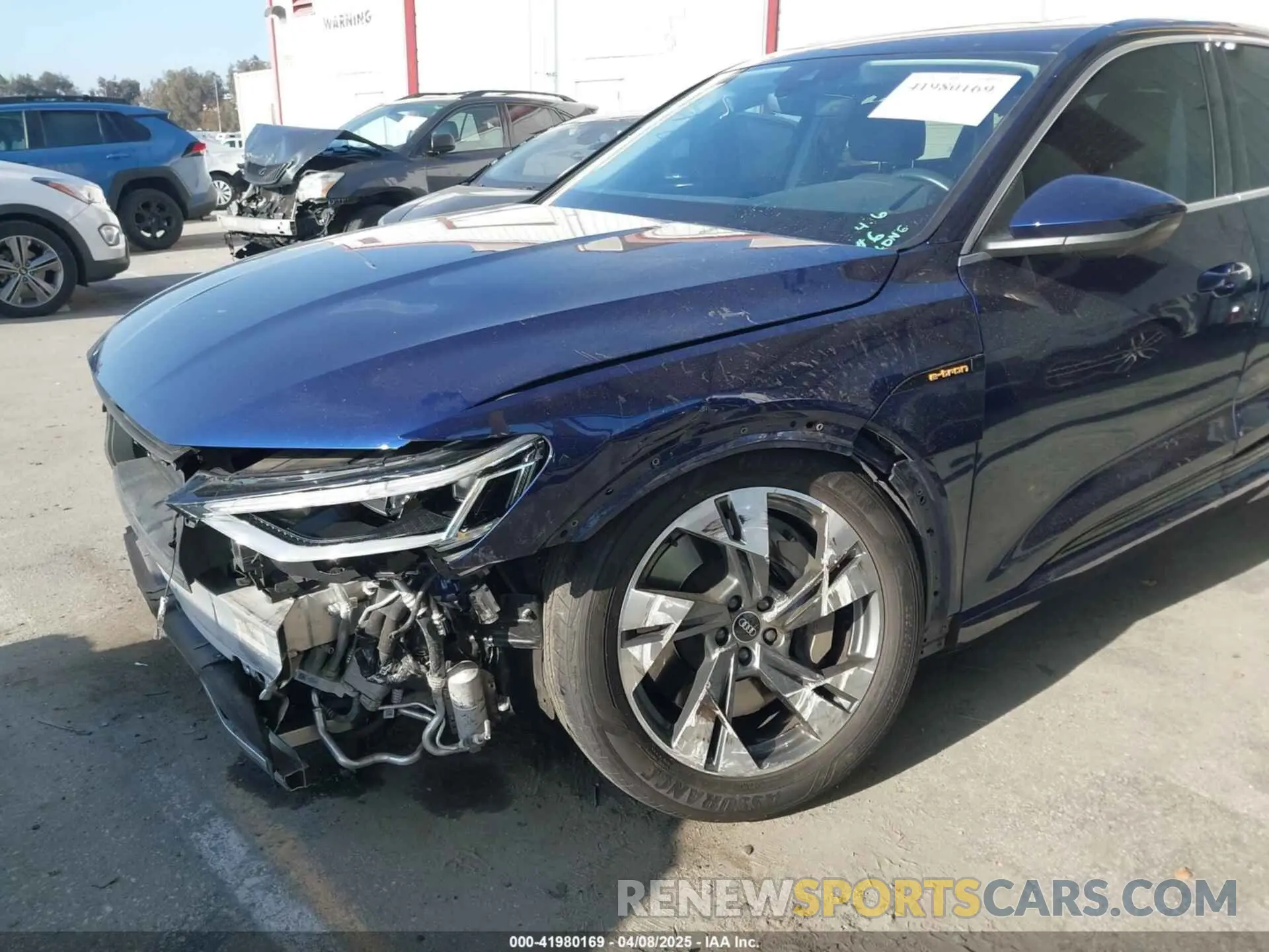 6 fotografías del automóvil dañado WA12ABGEXMB012339 AUDI E-TRON SPORTBACK 2021