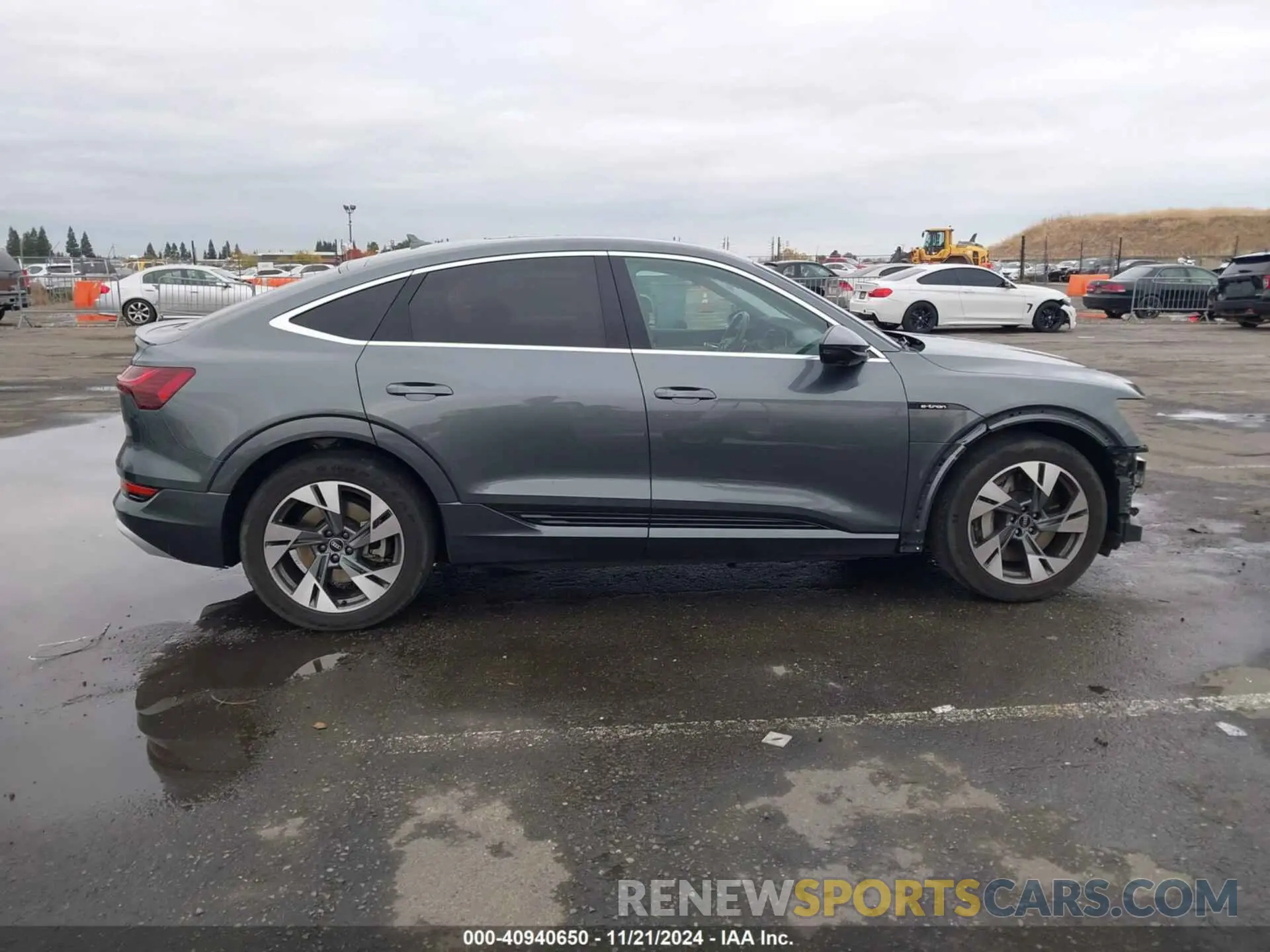 14 fotografías del automóvil dañado WA13AAGEXMB007379 AUDI E-TRON SPORTBACK 2021