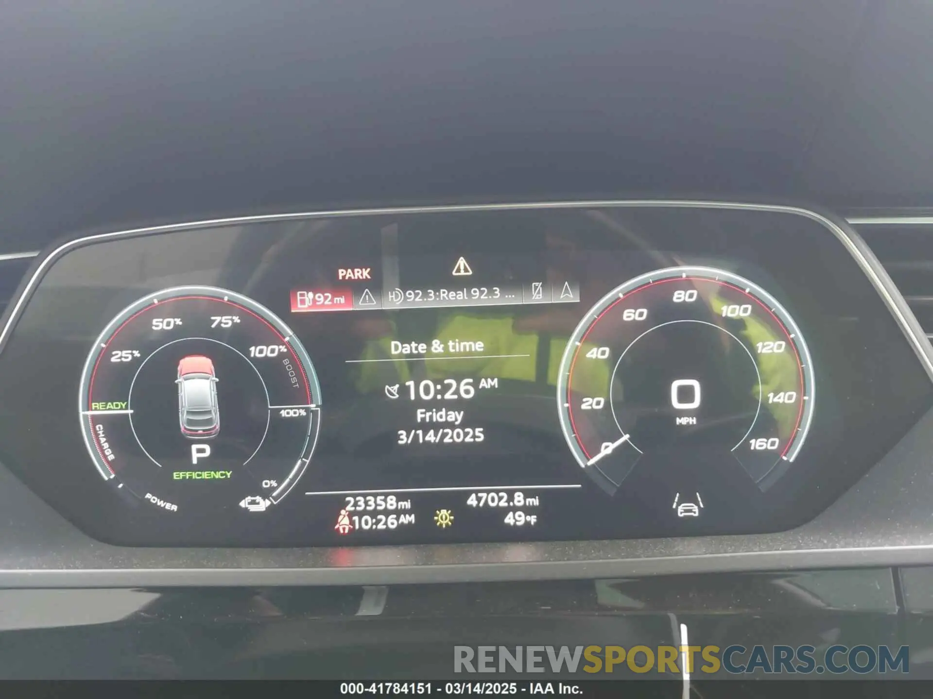 7 fotografías del automóvil dañado WA13AAGE0NB036424 AUDI E-TRON SPORTBACK 2022