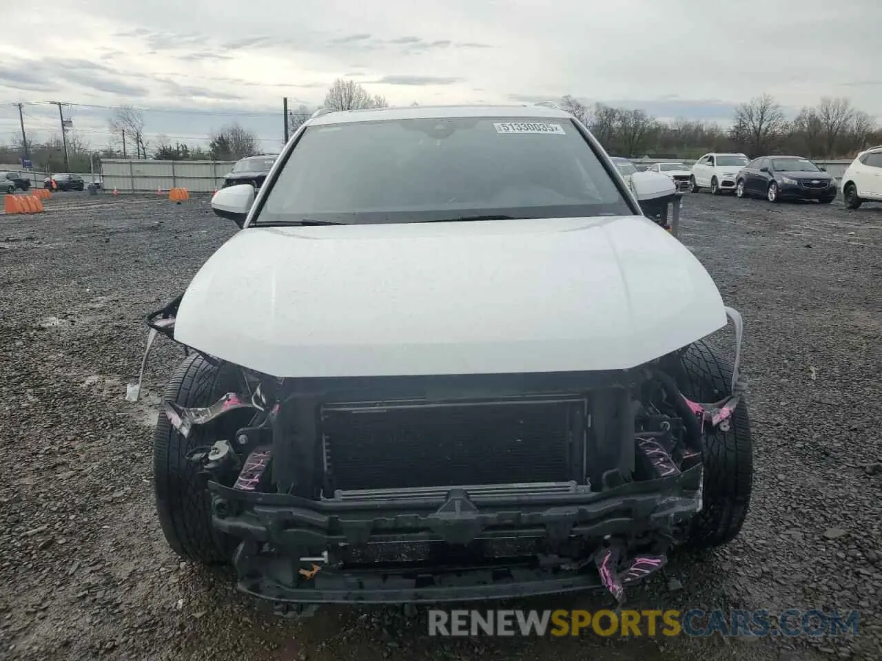 5 fotografías del automóvil dañado WA1AECF31K1082837 AUDI Q3 2019