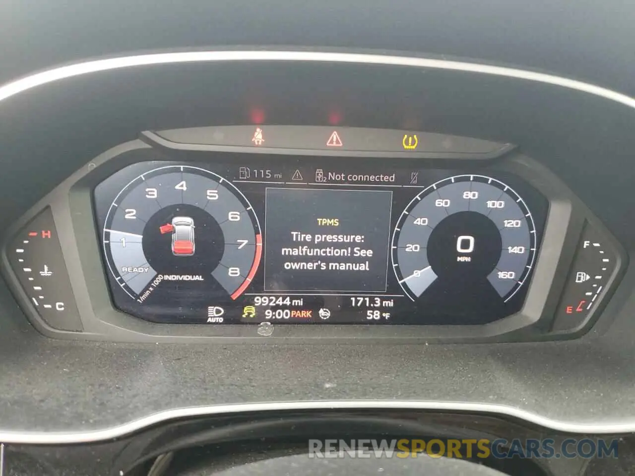 9 fotografías del automóvil dañado WA1AECF31K1082837 AUDI Q3 2019