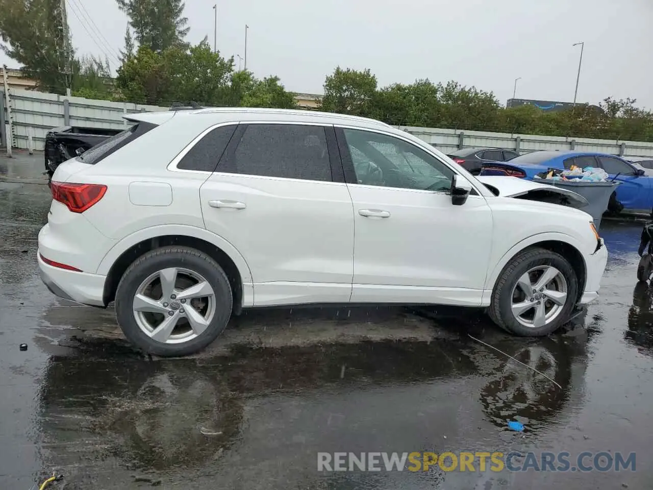 3 fotografías del automóvil dañado WA1AECF32K1073242 AUDI Q3 2019