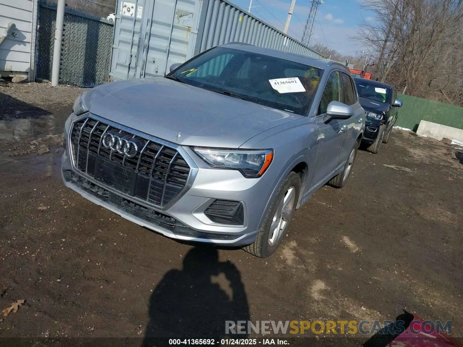 2 fotografías del automóvil dañado WA1AECF32K1078022 AUDI Q3 2019