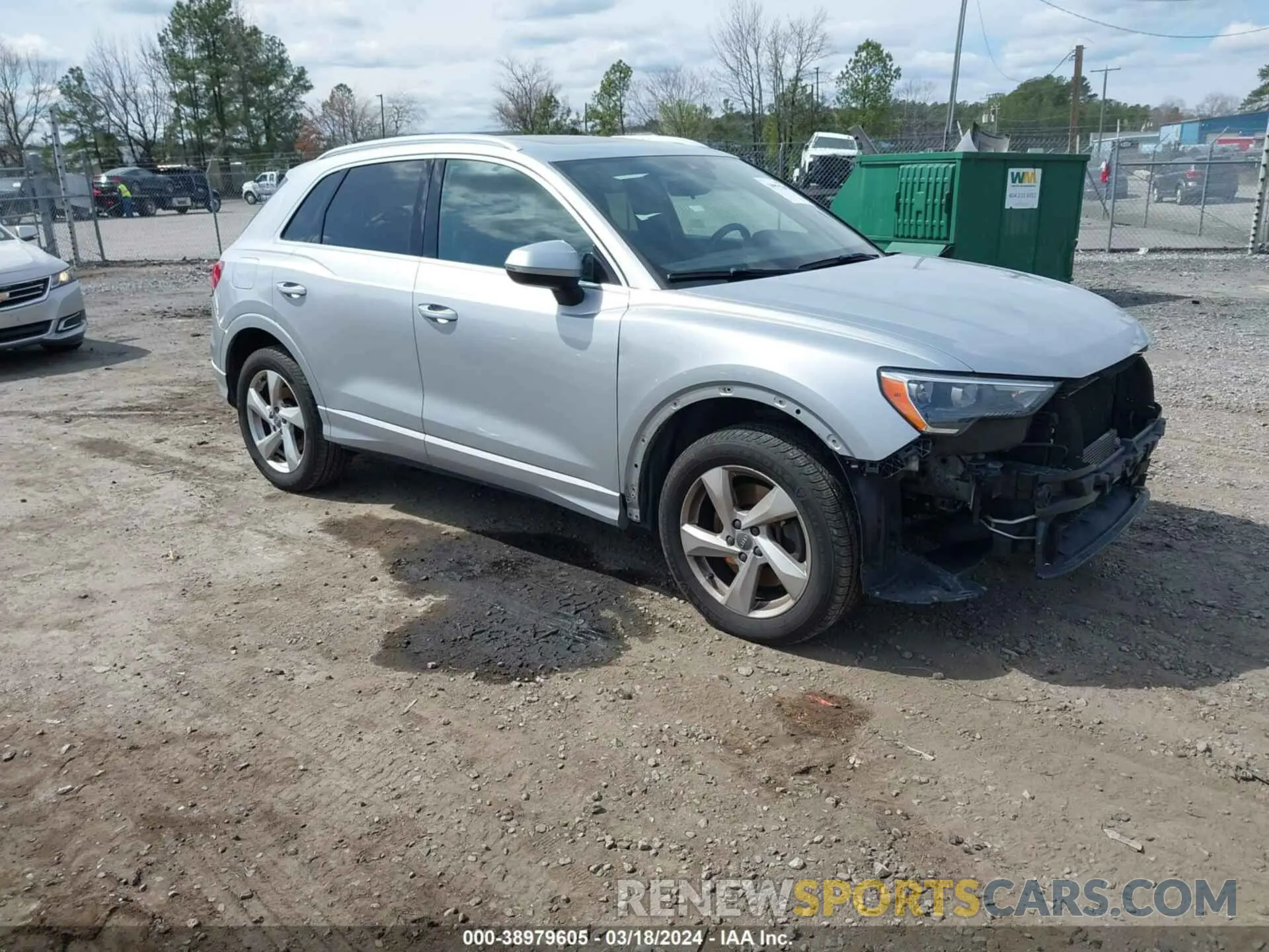 1 fotografías del automóvil dañado WA1AECF35K1073462 AUDI Q3 2019