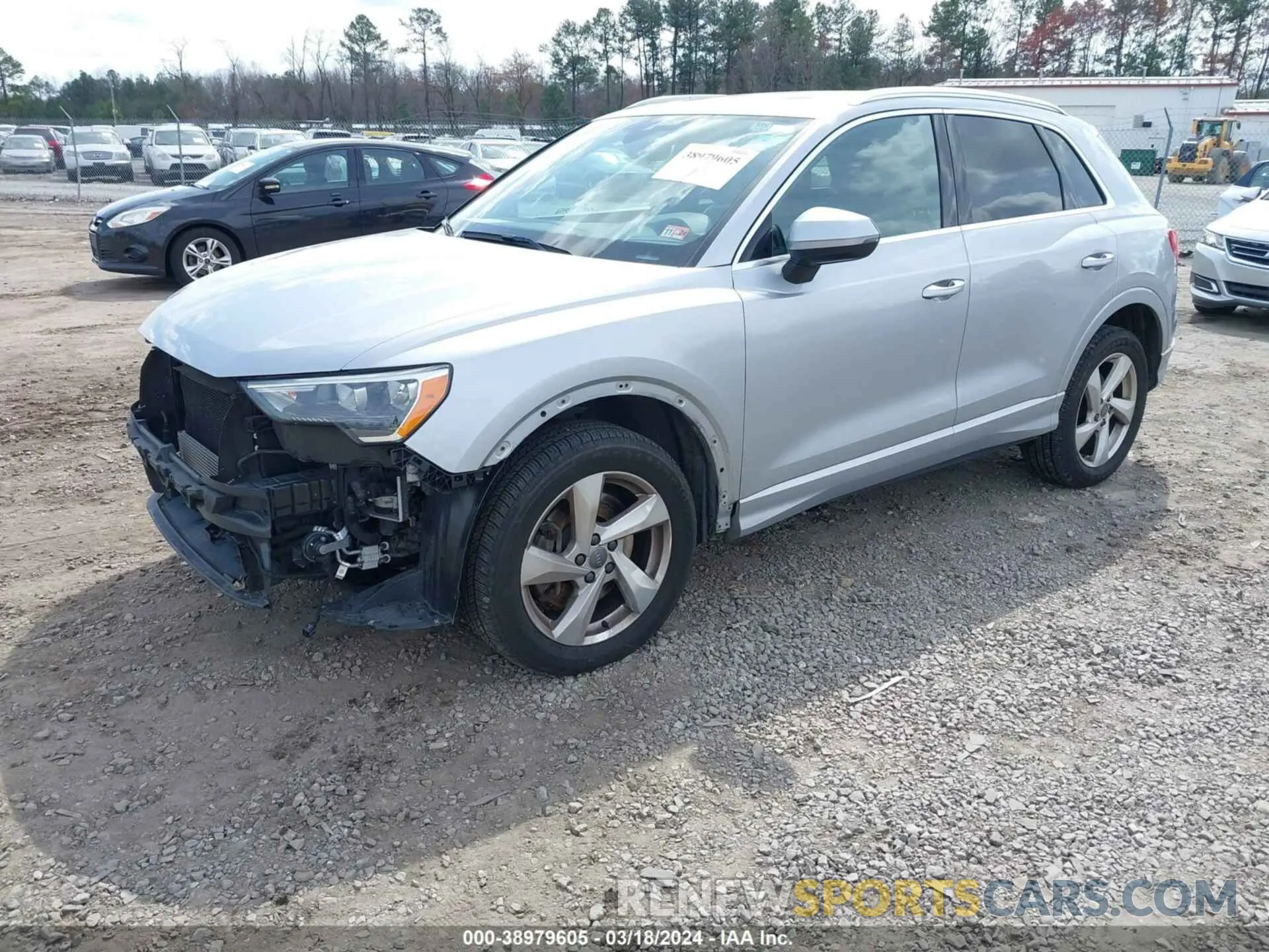 2 fotografías del automóvil dañado WA1AECF35K1073462 AUDI Q3 2019