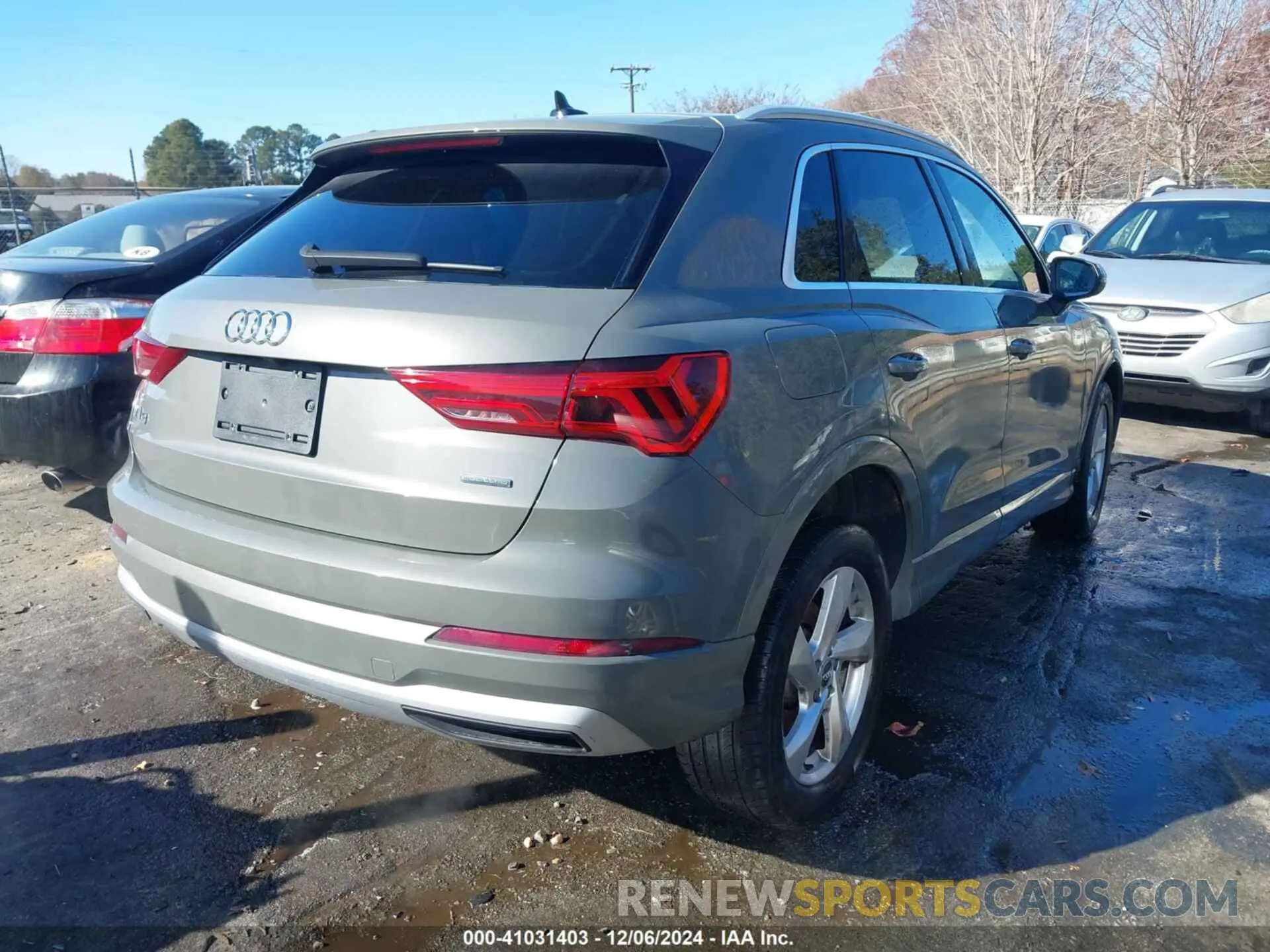 4 fotografías del automóvil dañado WA1AECF35K1079486 AUDI Q3 2019