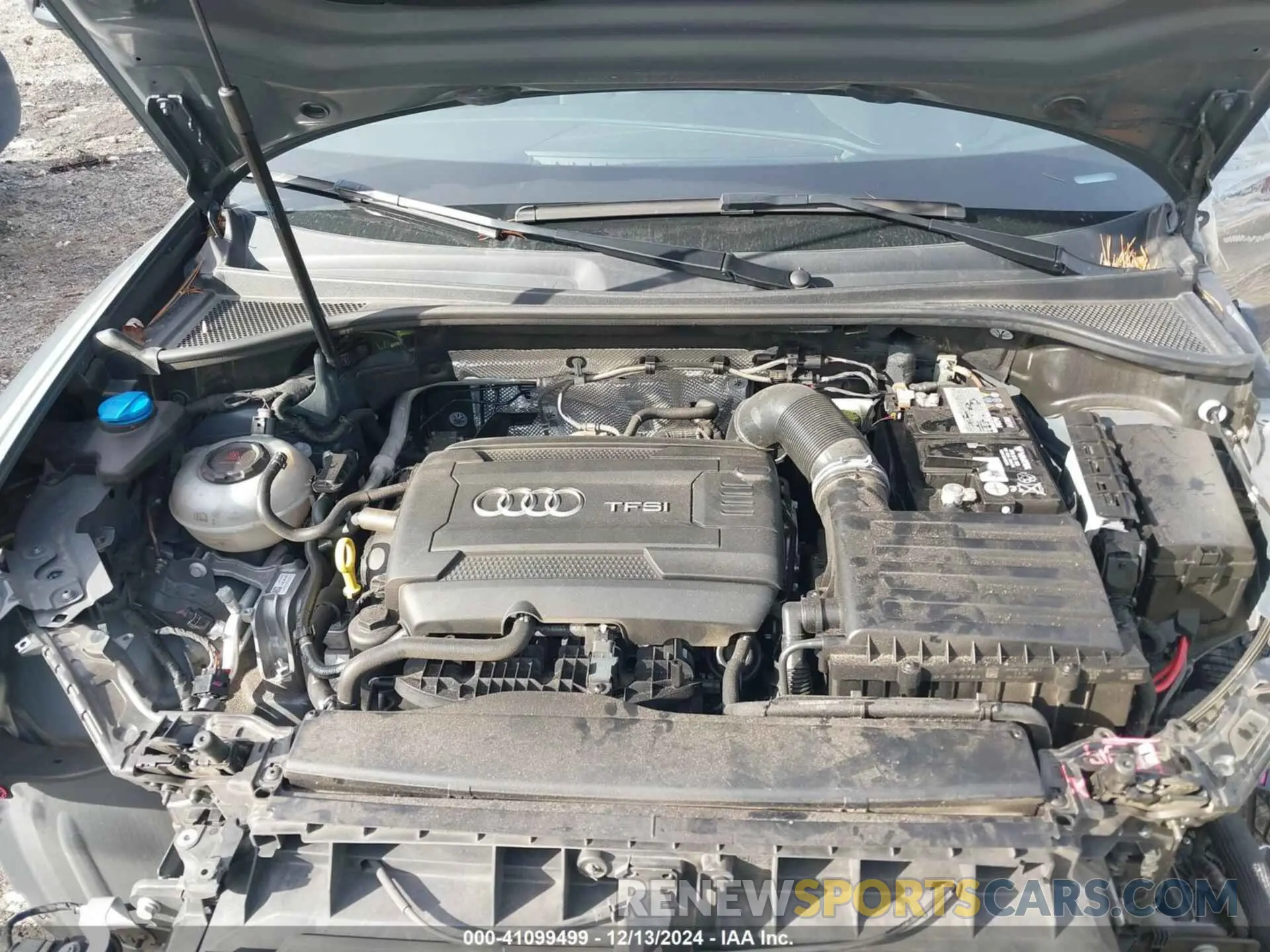 10 fotografías del automóvil dañado WA1AECF37K1076492 AUDI Q3 2019