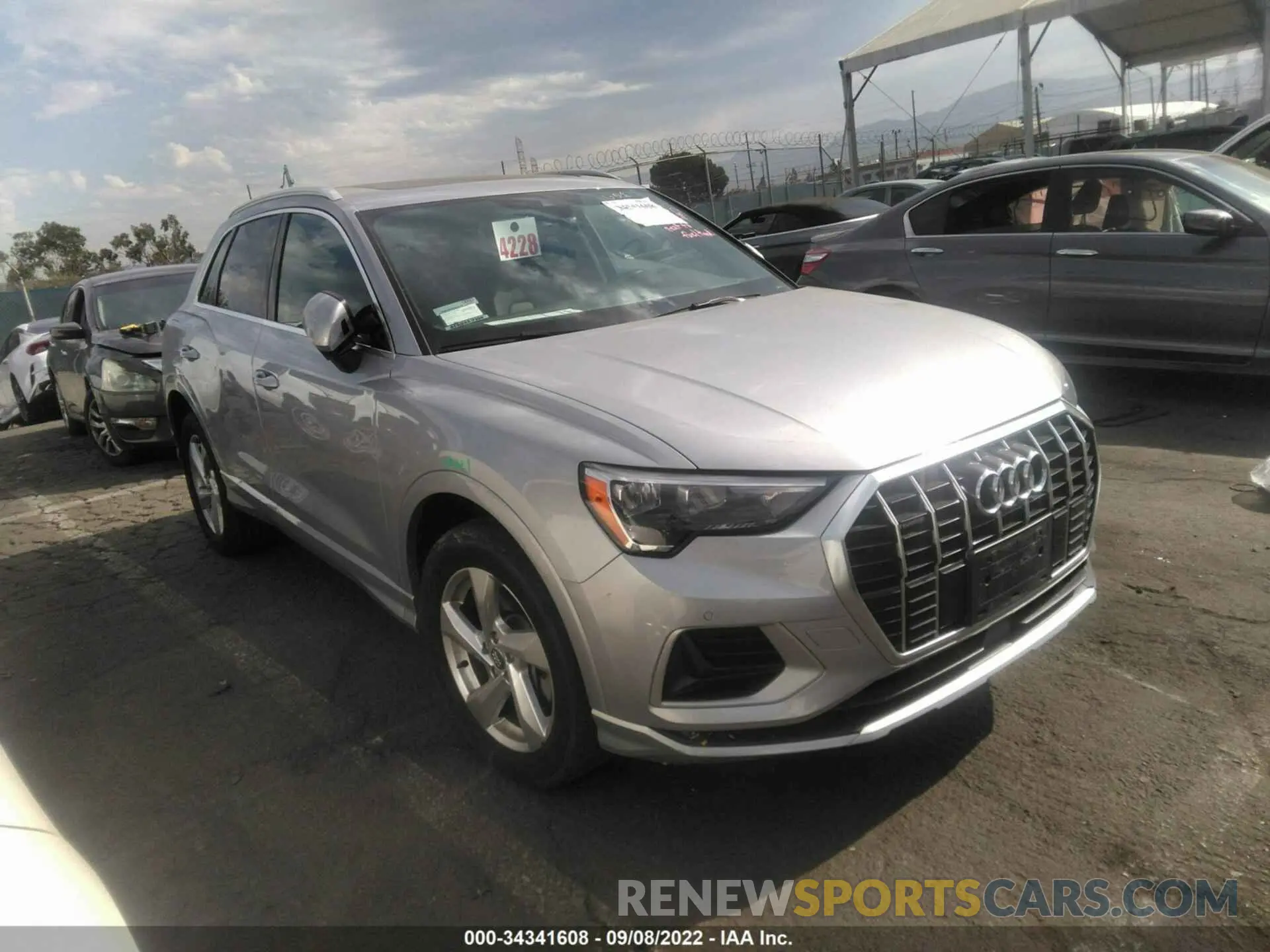 1 fotografías del automóvil dañado WA1AECF38K1086920 AUDI Q3 2019