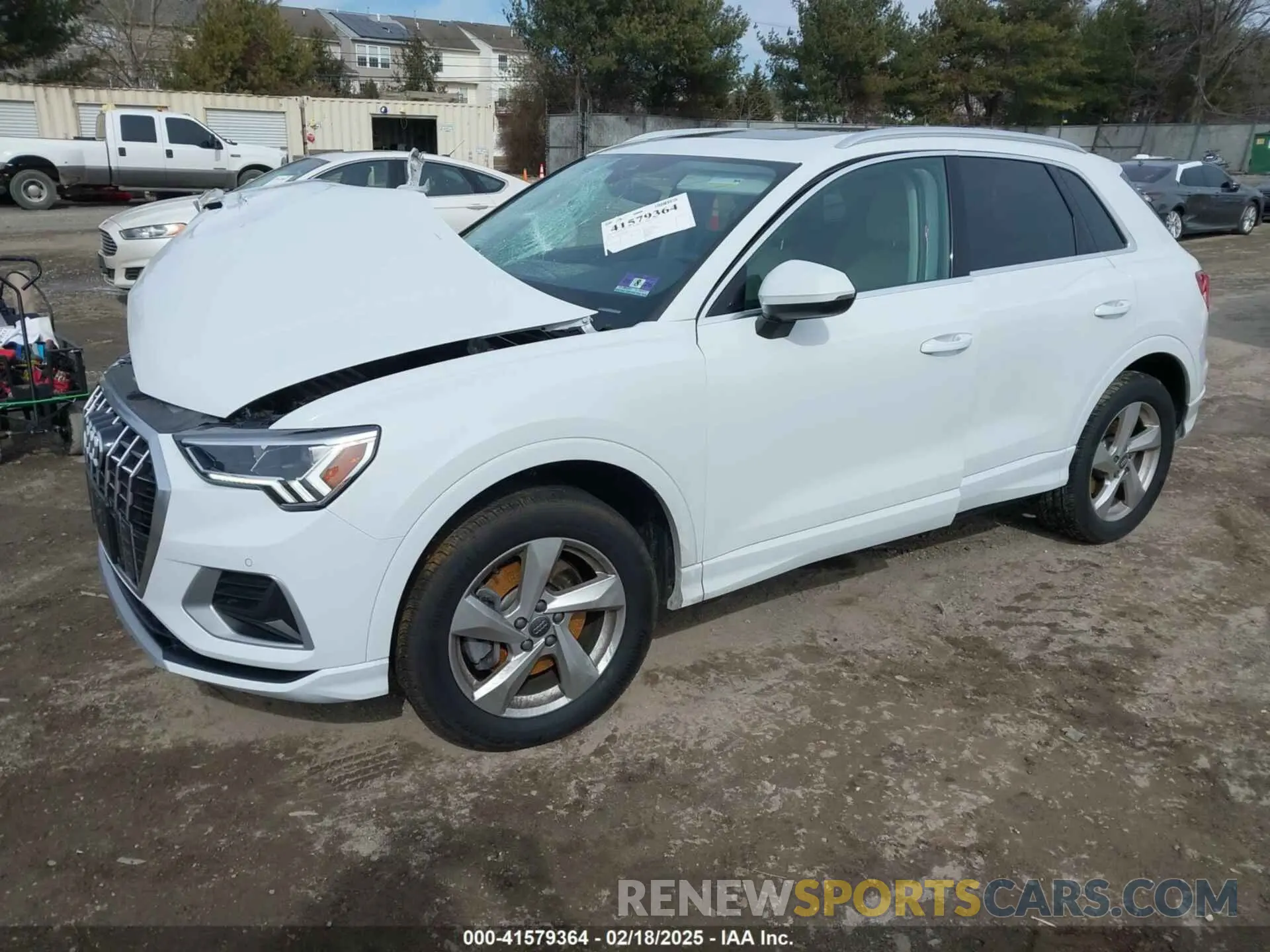2 fotografías del automóvil dañado WA1BECF31K1082373 AUDI Q3 2019