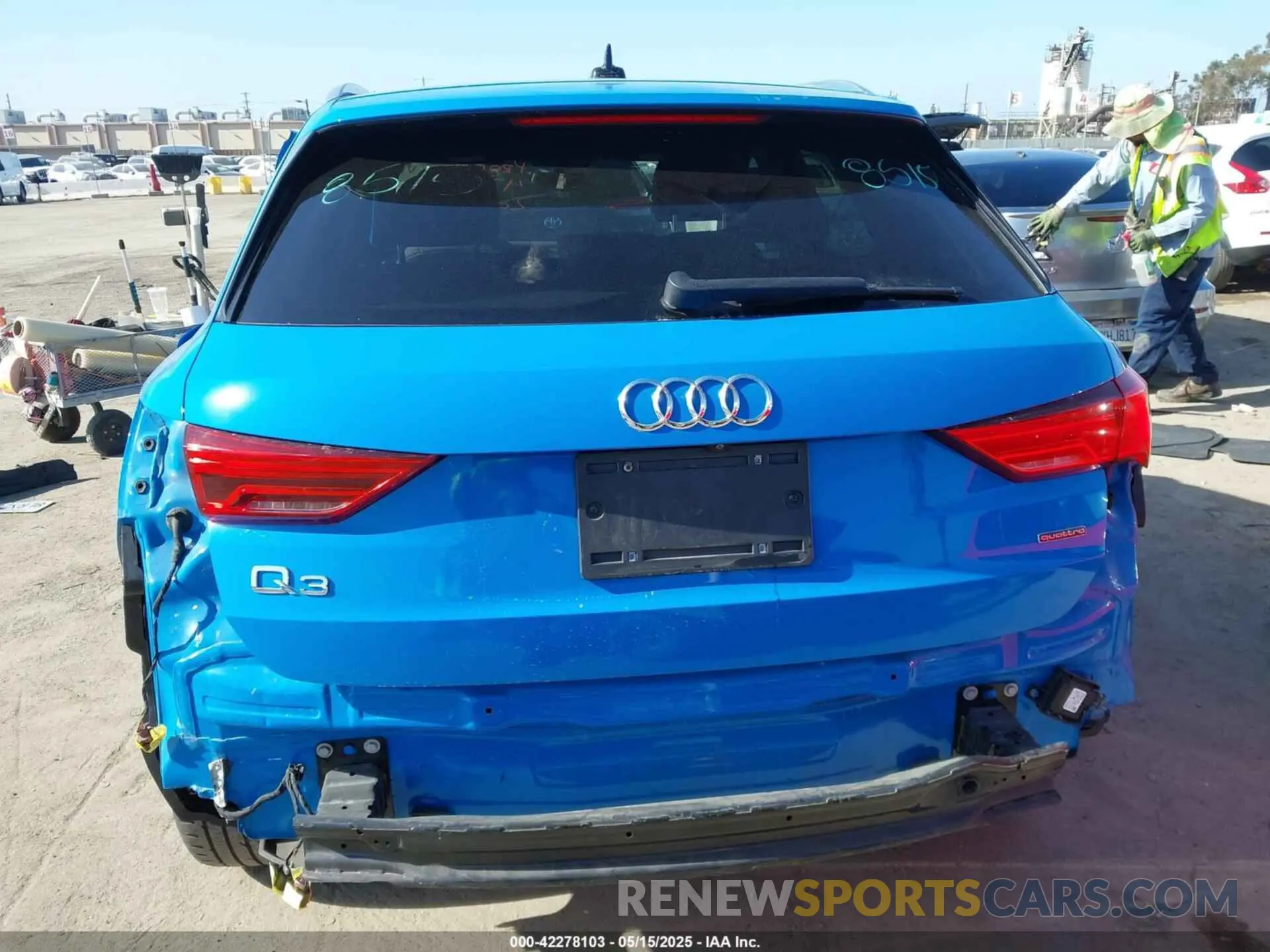 17 fotografías del automóvil dañado WA1DECF31K1082804 AUDI Q3 2019