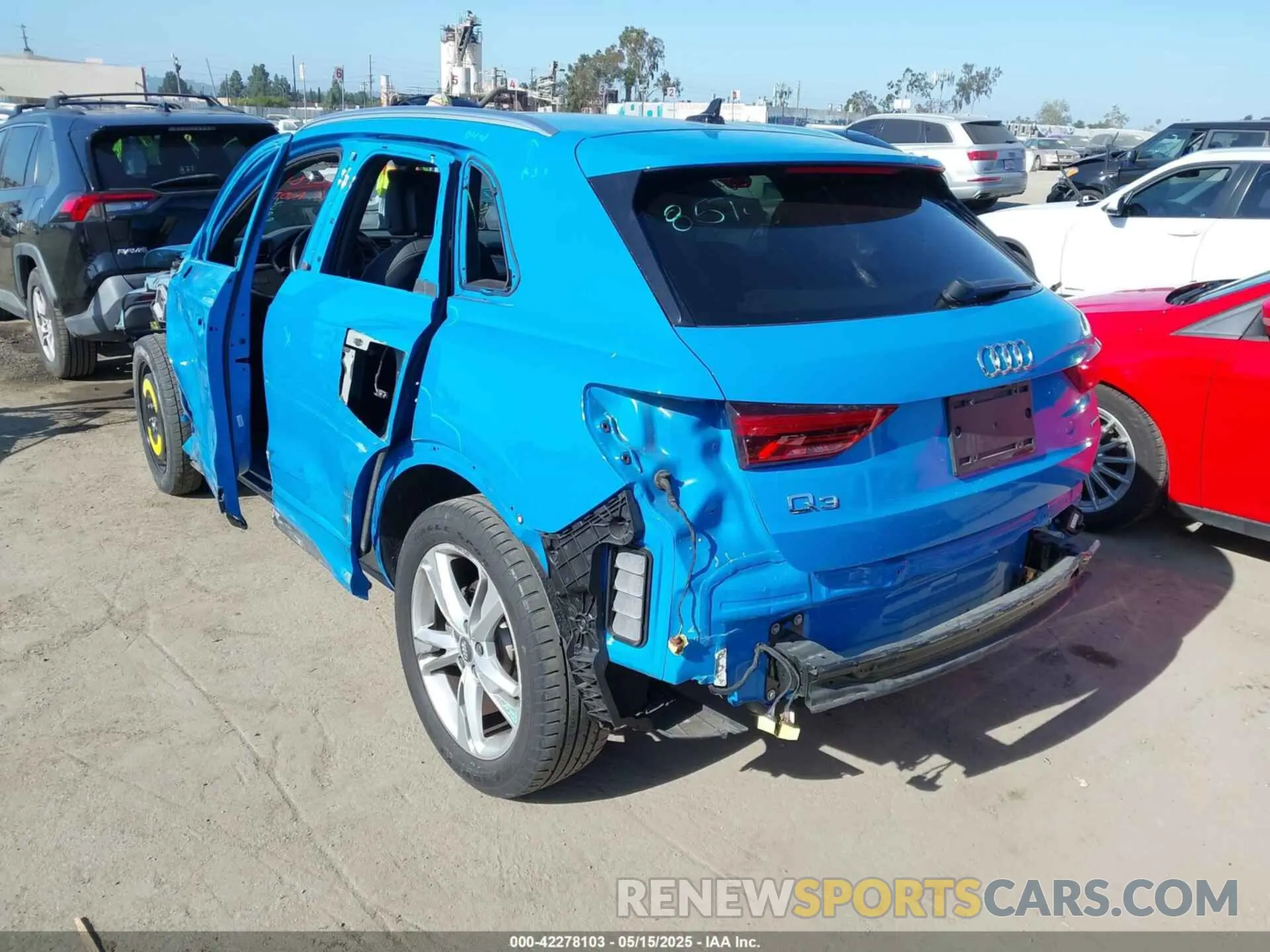 3 fotografías del automóvil dañado WA1DECF31K1082804 AUDI Q3 2019